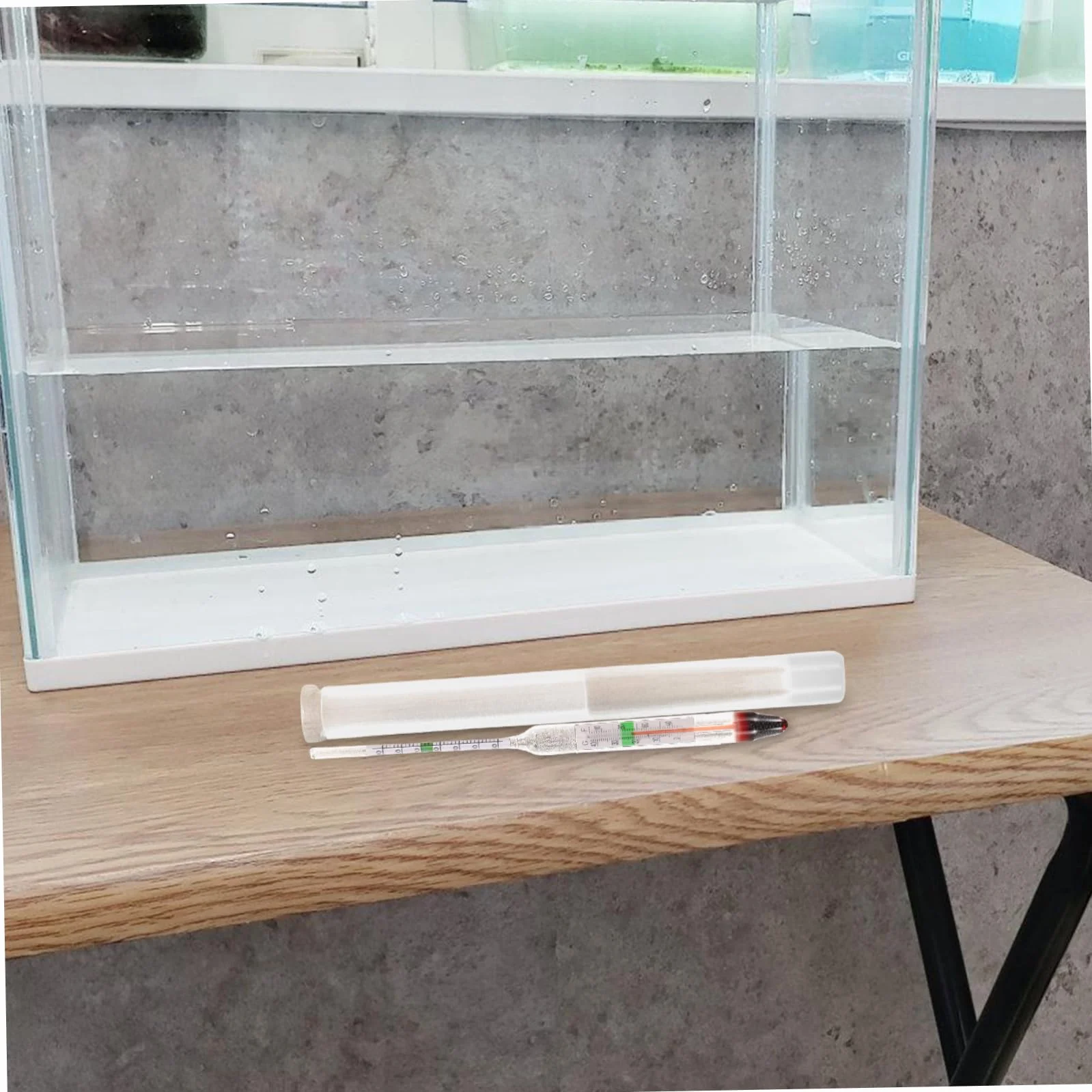 Toddmomy Densimètre Pour Aquarium Hydromètre De Salinité Kit De Test Eau De Mer Mesureur De Densité Verre