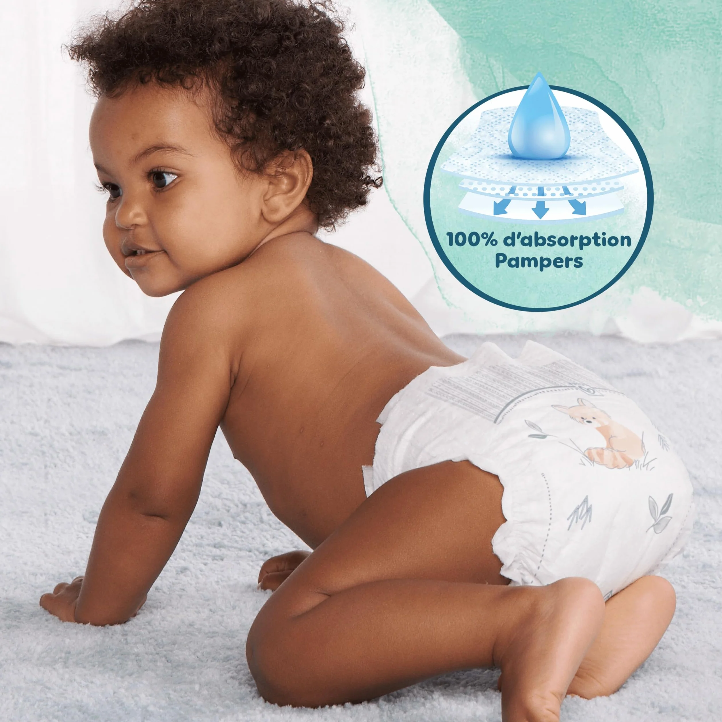 Pampers Harmonie Taille 2 204 Couches 4-8kg Protection Douce