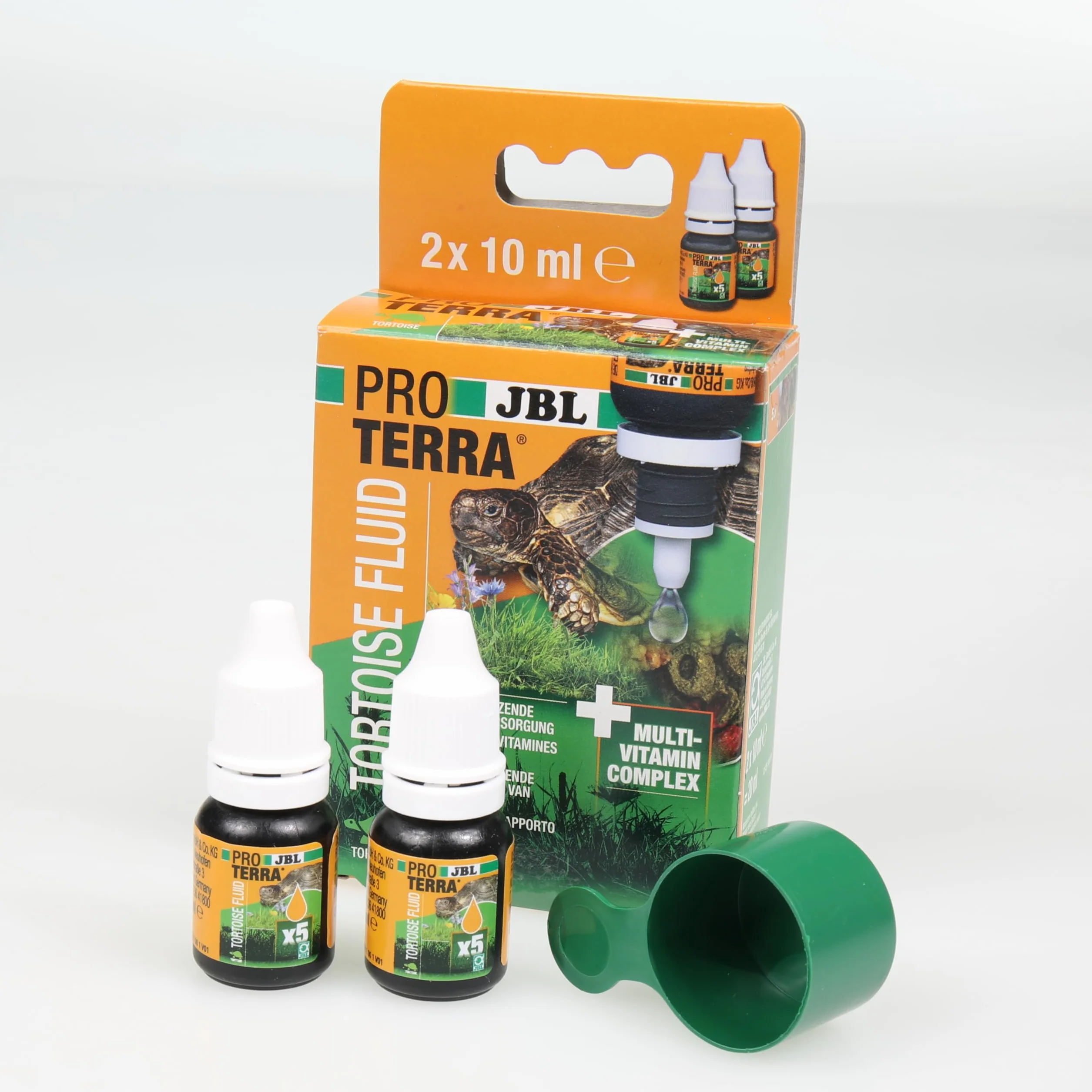 JBL Proterra Tortoise Fluid 2x10ml Flüssige Multivitamine für Landschildkröten
