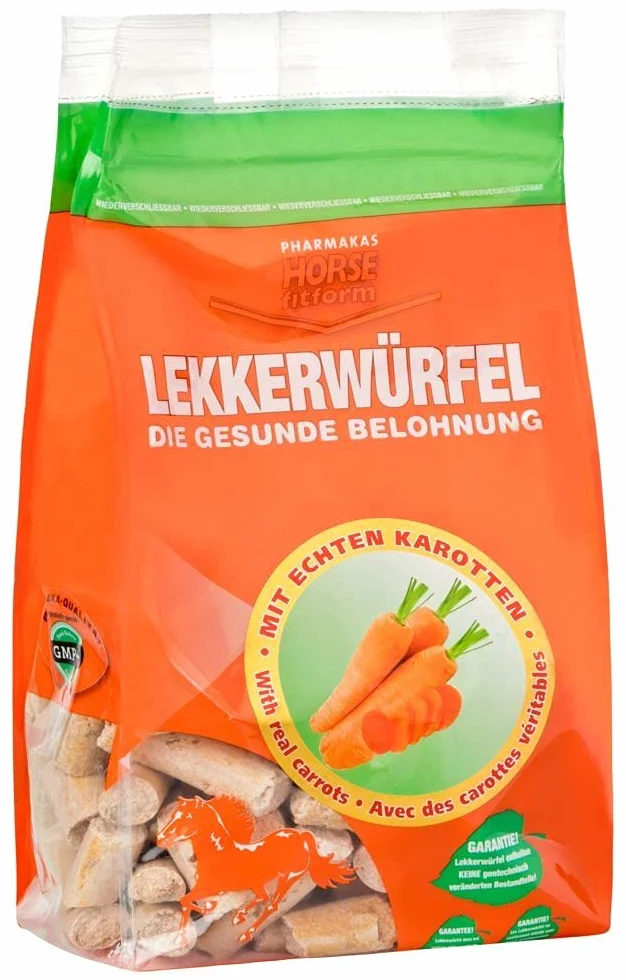 HORSE fitform Friandise à la Carotte pour Cheval 1 kg