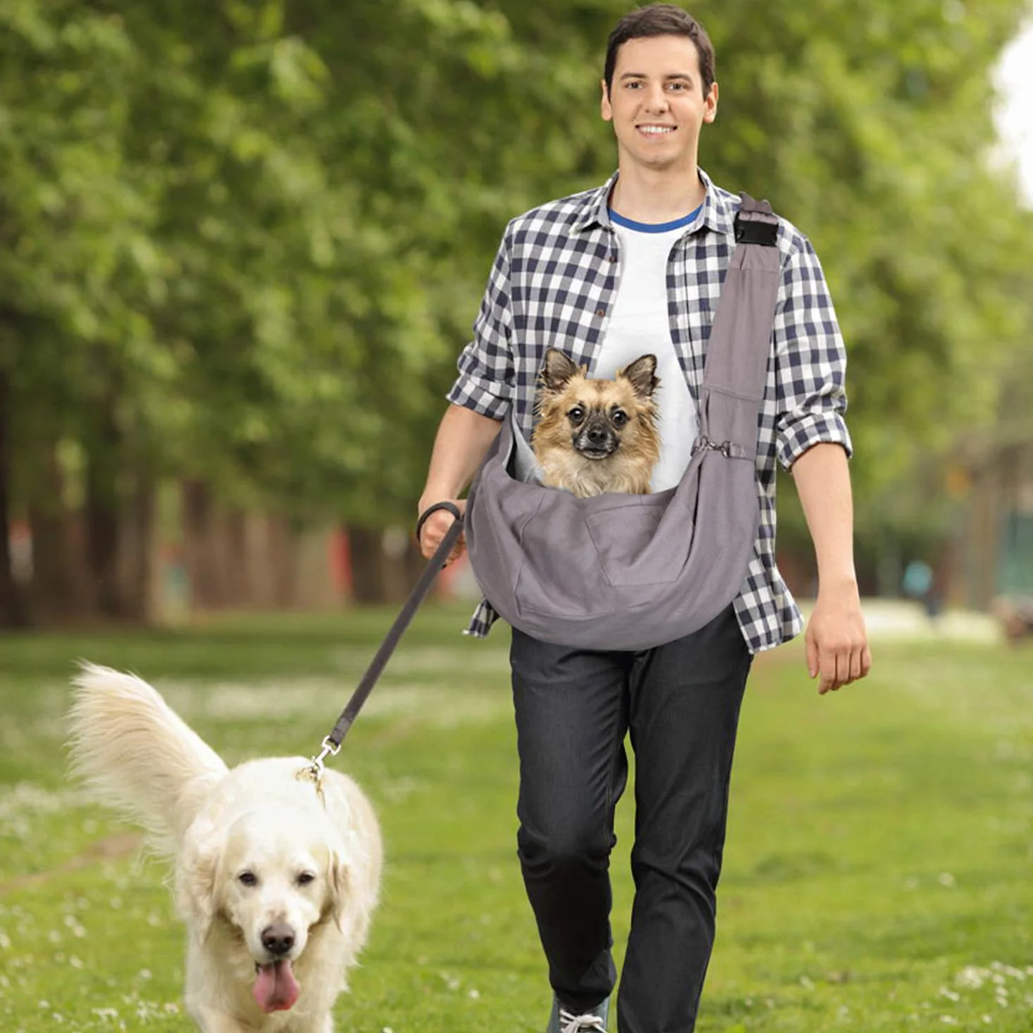 Sac de Transport en Bandoulière pour Animaux 13 kg pour Chiens et Chats