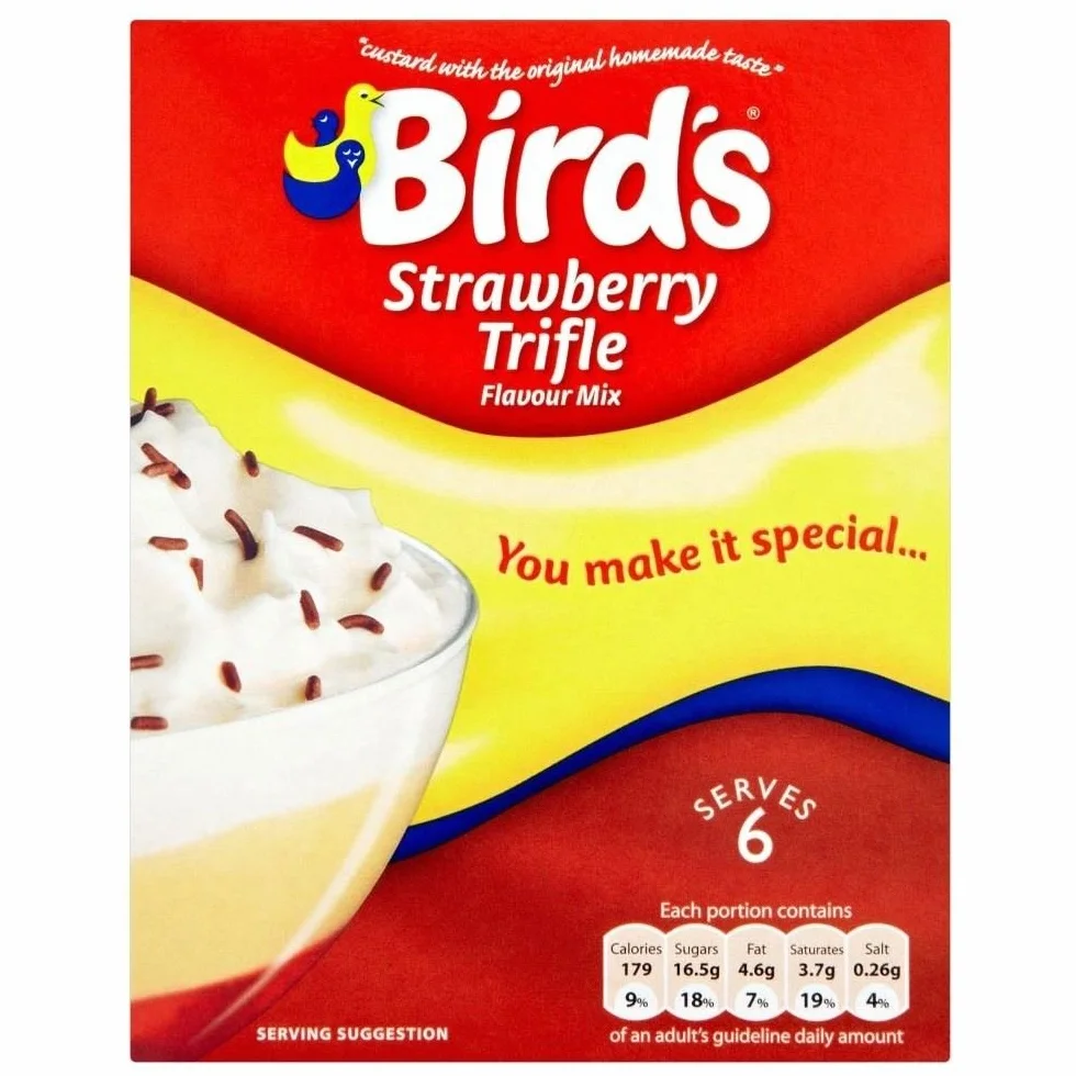 Bird's Ciocchezza Mix Saveur fraise 144 g lot de 2