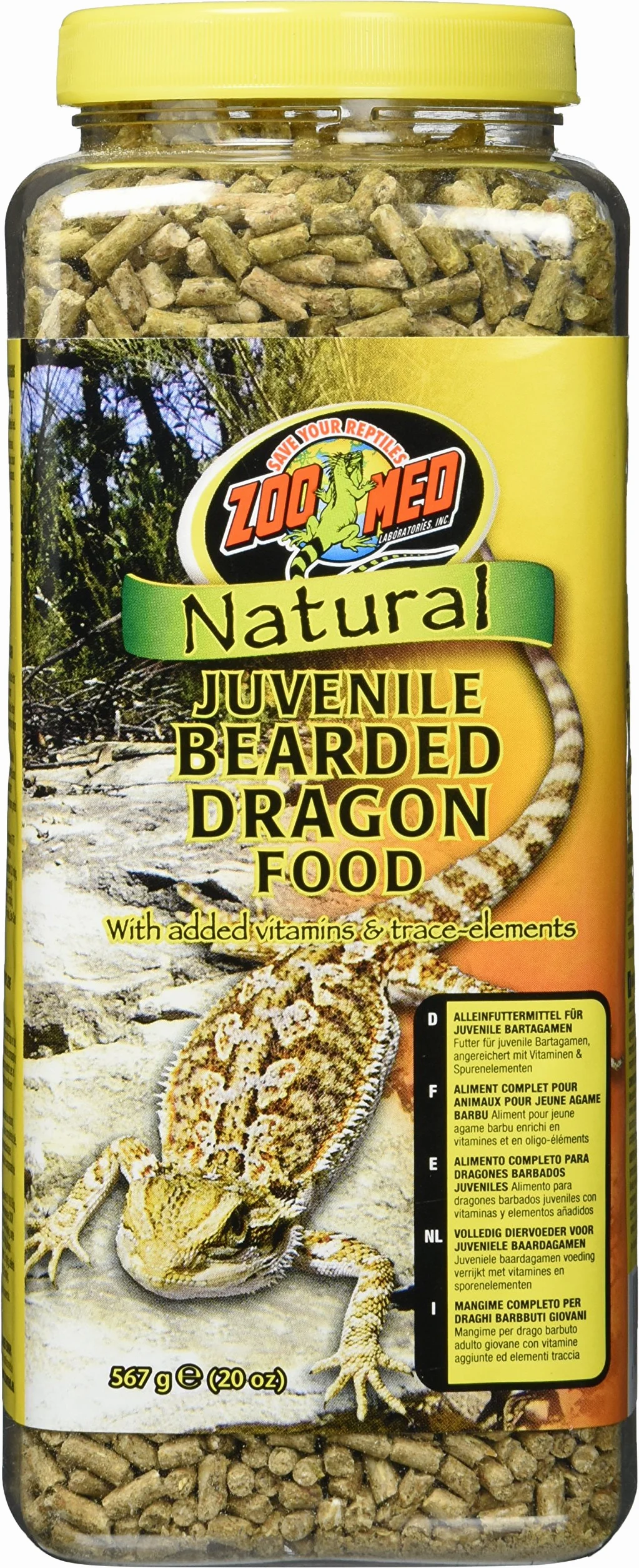 Zoo Med Juvenile Formula Alimentation Naturelle Dragon Barbu 567 g