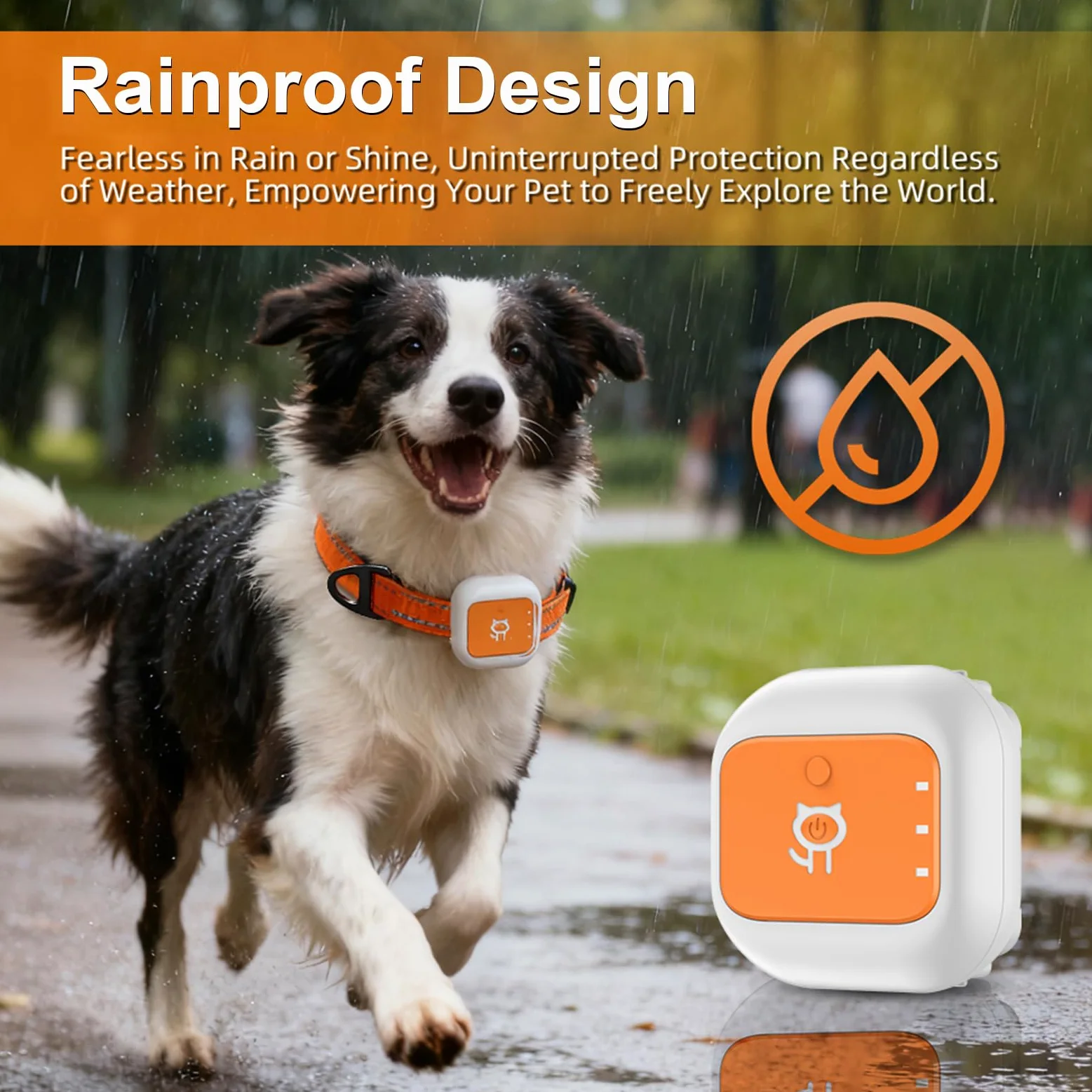 SENECESLI Traceur GPS pour Animaux de Compagnie, Collier de Suivi pour Animaux de Compagnie avec Suivi GPS en Temps Réel, Alerte SOS et Clôture électronique, Autonomie de 25 Jours et (Version