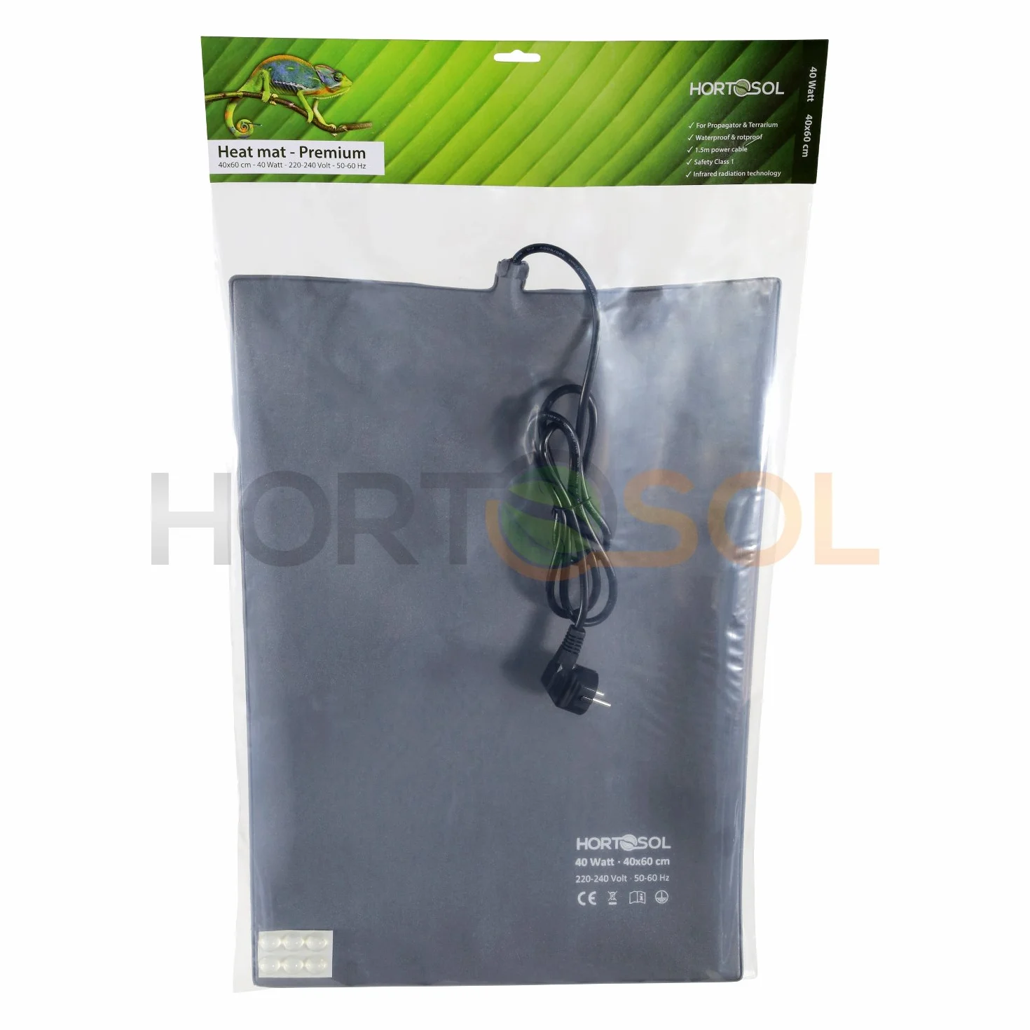 Natte chauffante 40W 60x40 cm