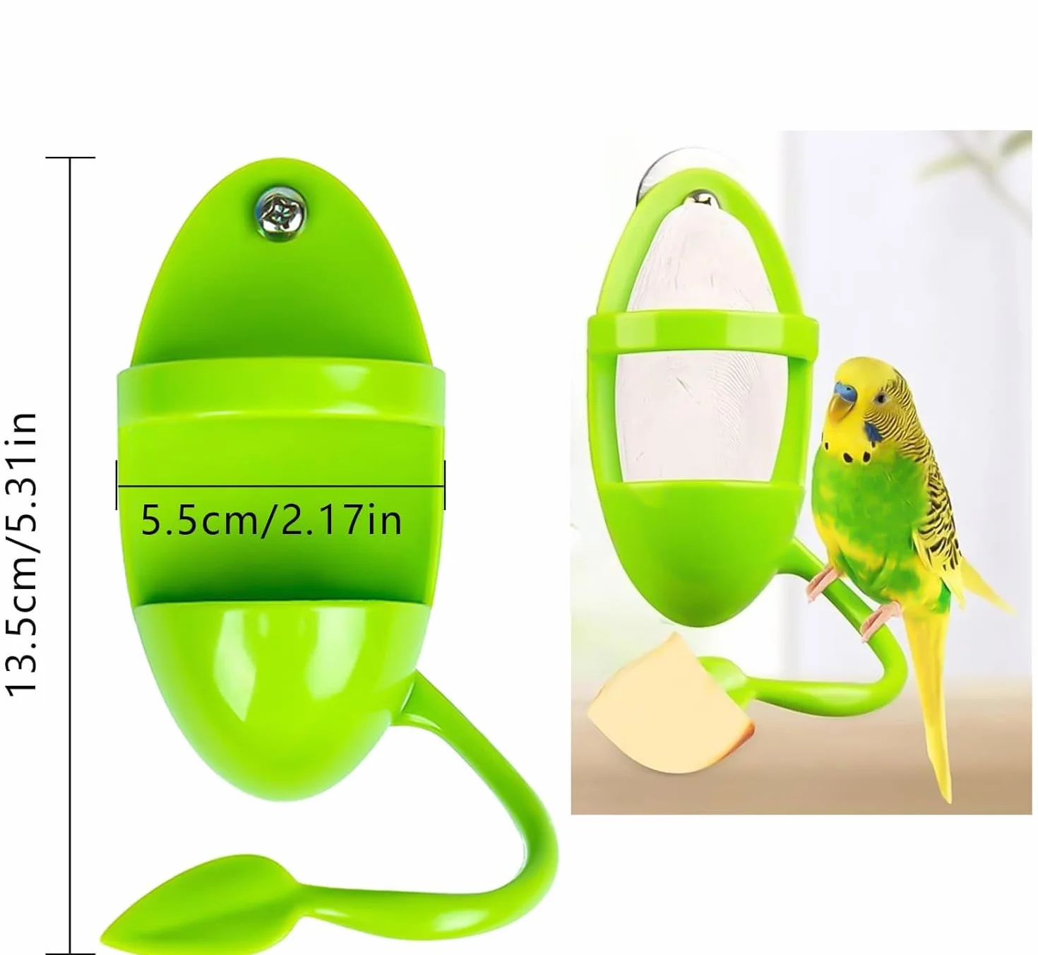 Supports pour Os de Seiche - Perche Porte-Nourriture pour Oiseaux de Compagnie