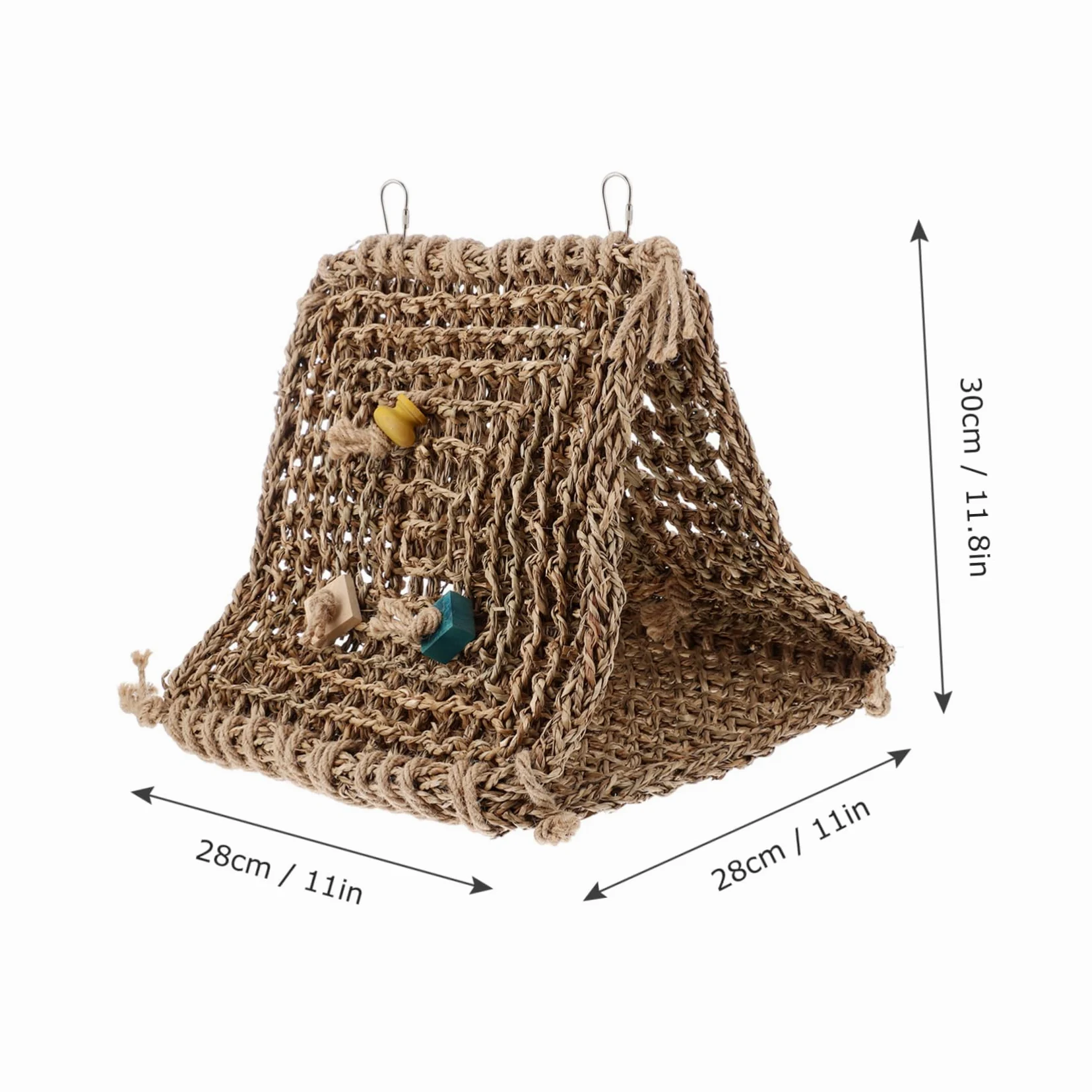 SUPVOX Hamac Suspendu pour Oiseaux Nichoir pour Perroquet Abri de Cage Maison pour Oiseaux Lit de Perroquet Plusieurs Styles