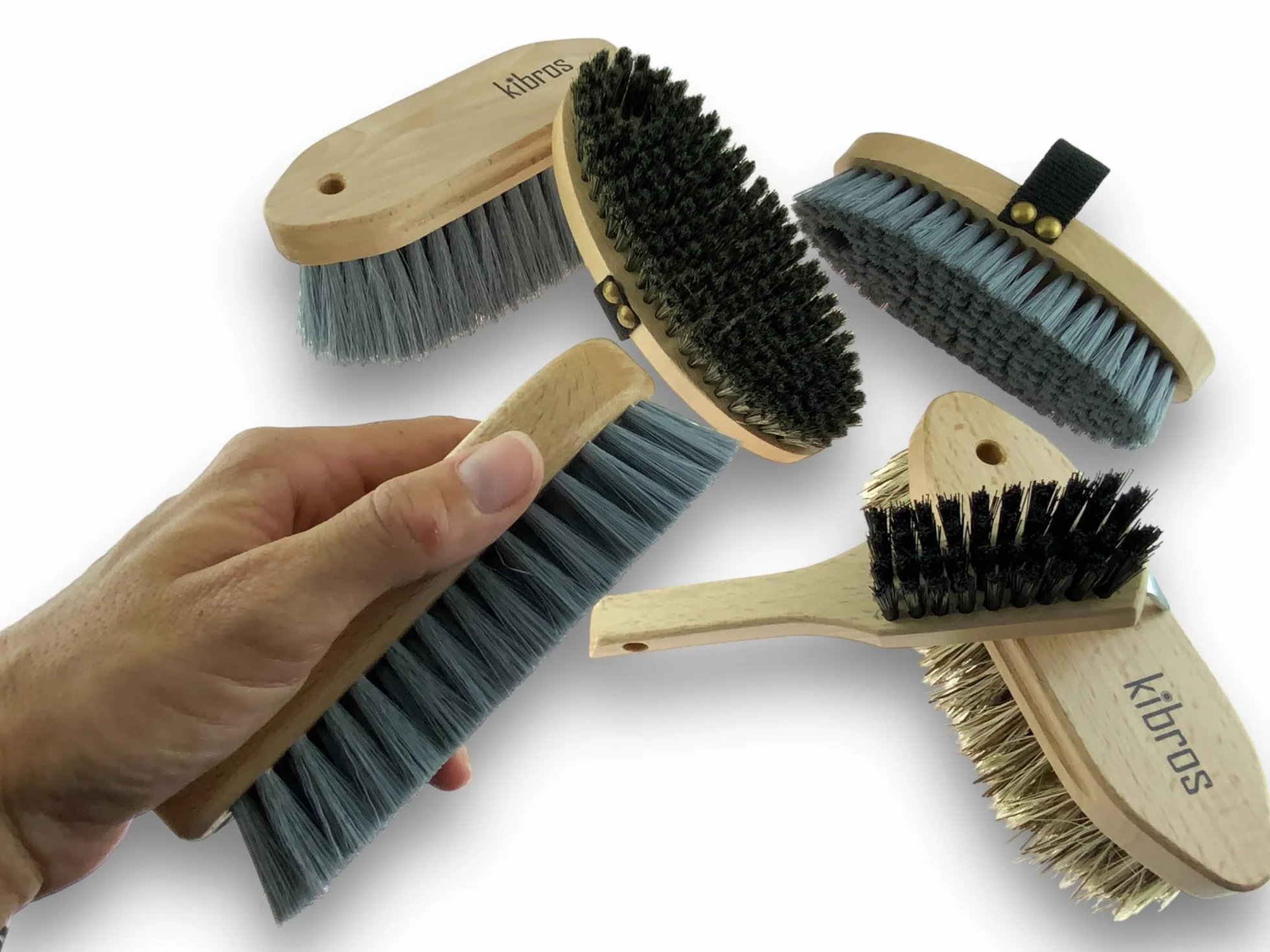 Kibros EQUITLOT6 Kit Complet pansage Cheval 6 brosses équitation Haut de Gamme