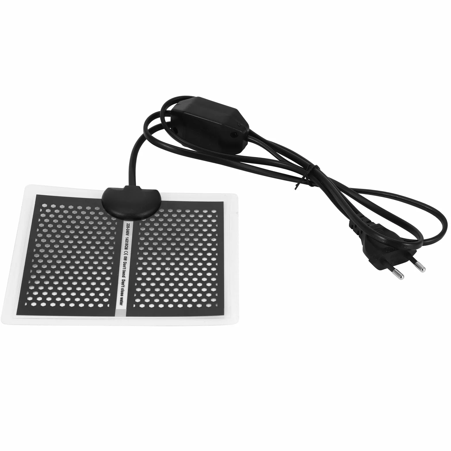 ALLOMN Tapis chauffant pour reptiles 5W 15x14 cm nid d'abeille