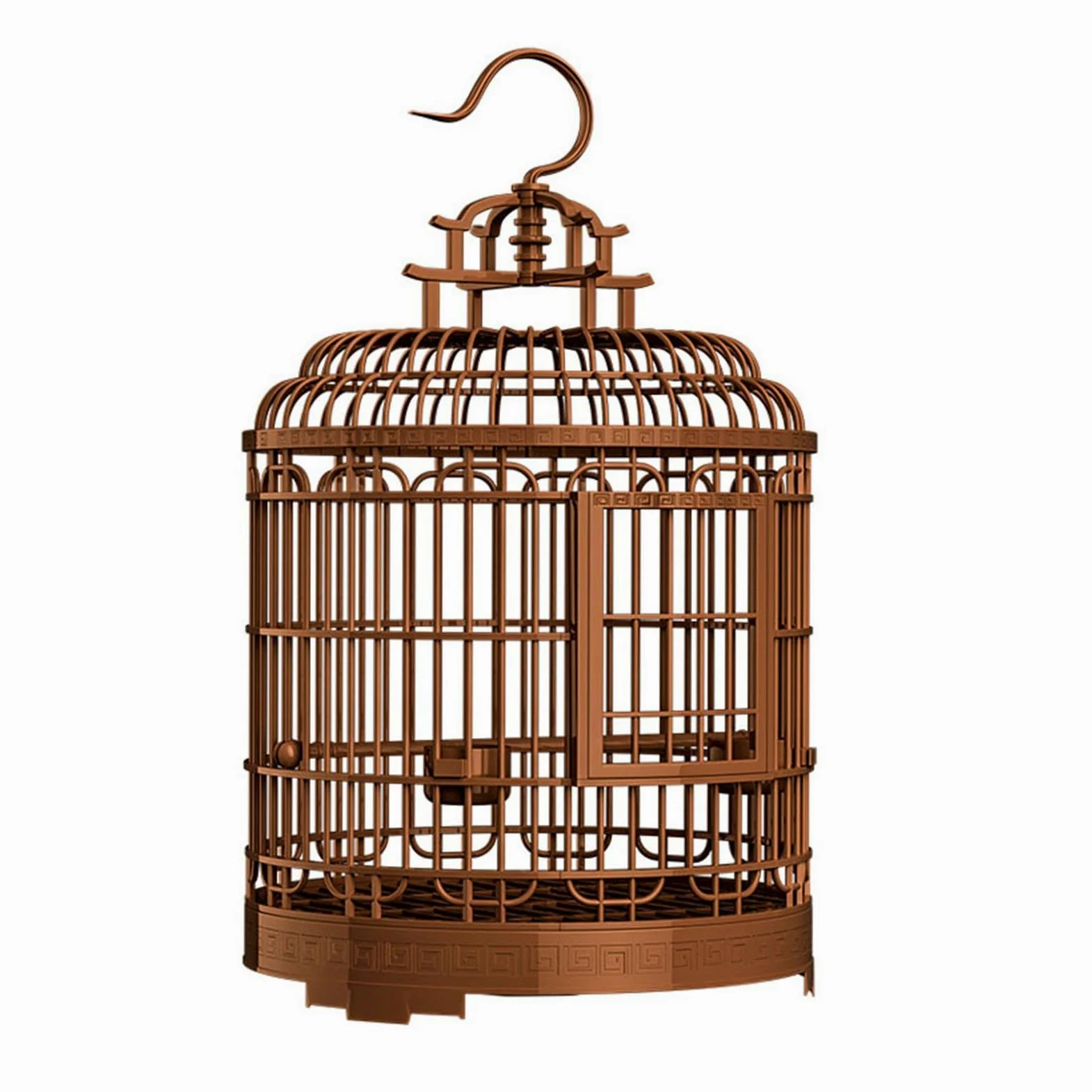 F Fityle Cage à Oiseaux de Luxe pour Perroquet, Grande Cage à perruches, Cage à Oiseaux pour aras, cacatoès, inséparables Gris, Petits Oiseaux, D