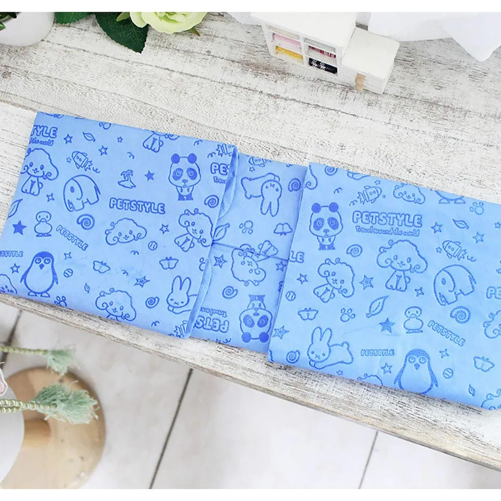 Super Absorbant Serviette pour Chien pour Animaux de Compagnie Serviette de Bain à Séchage Rapide Serviette pour Chien pour Chiens et Chats