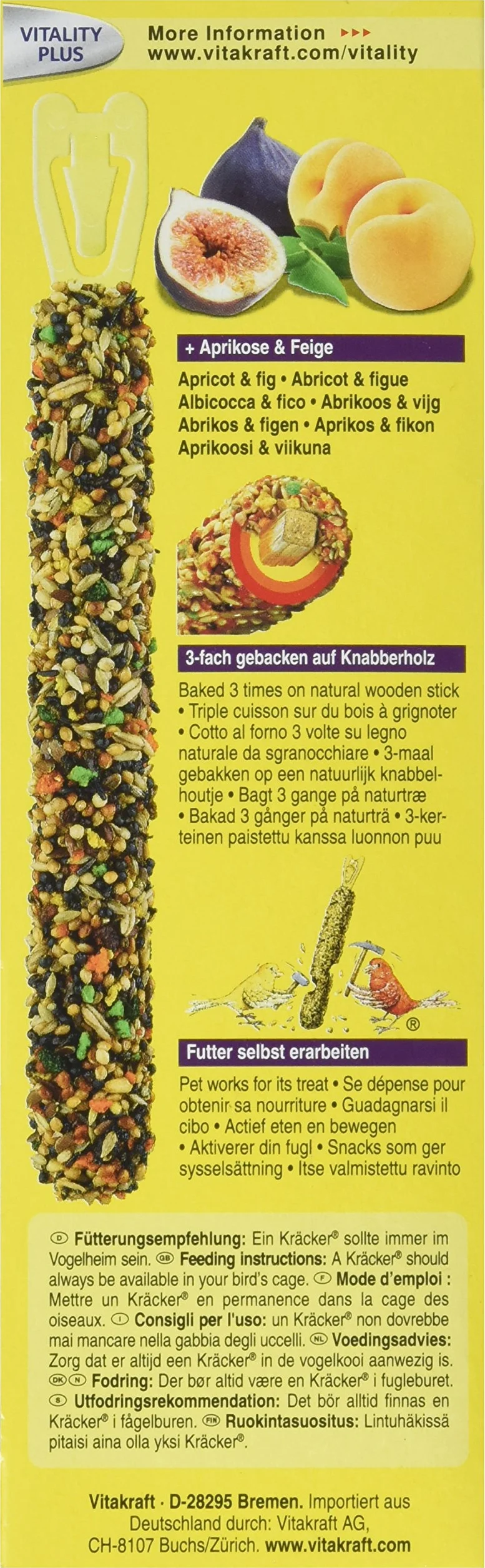 Vitakraft Kräcker Canaris Abricot & Figue