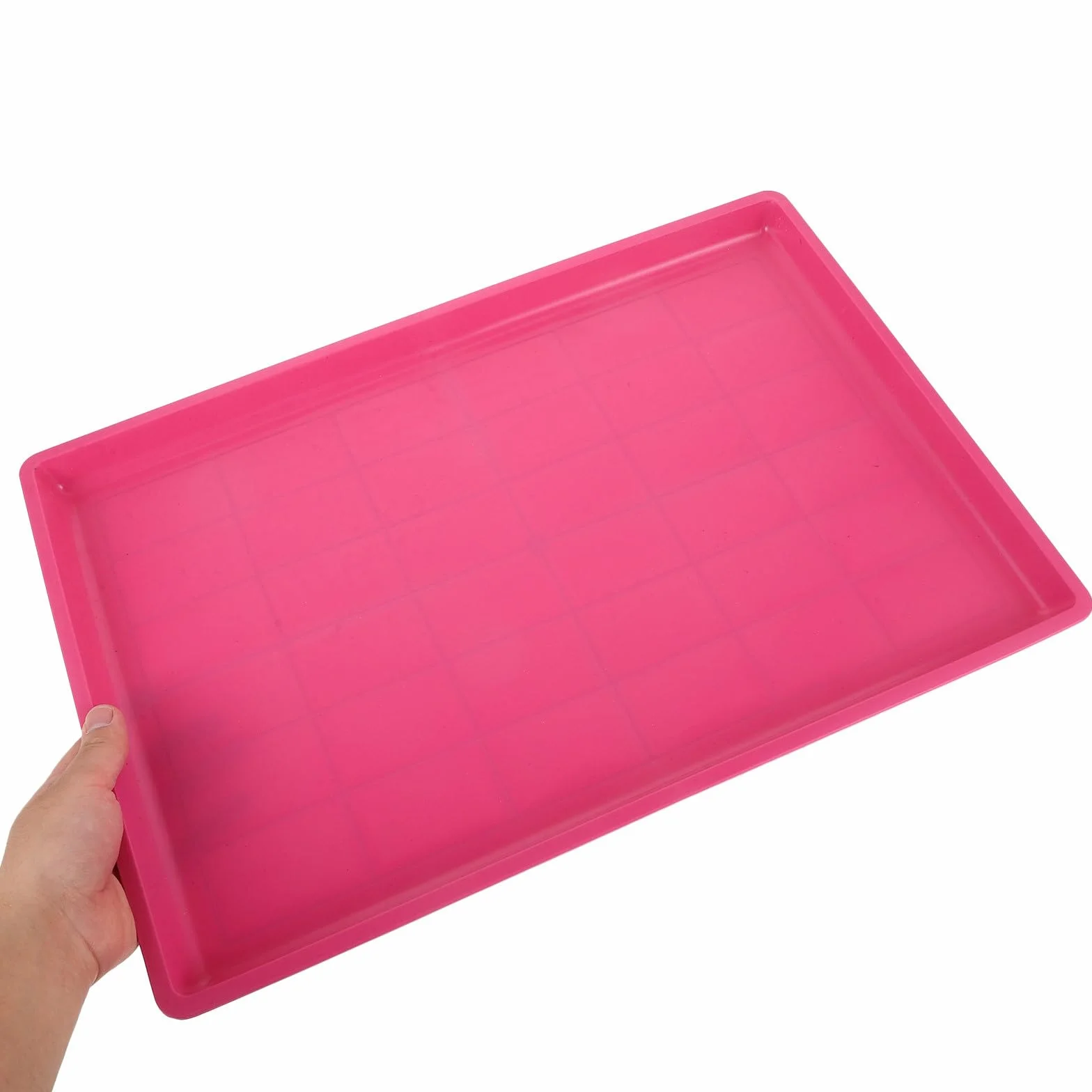 Plateau de Cage en Plastique Antidérapant 60x40 cm pour Lapins et Petits Animaux