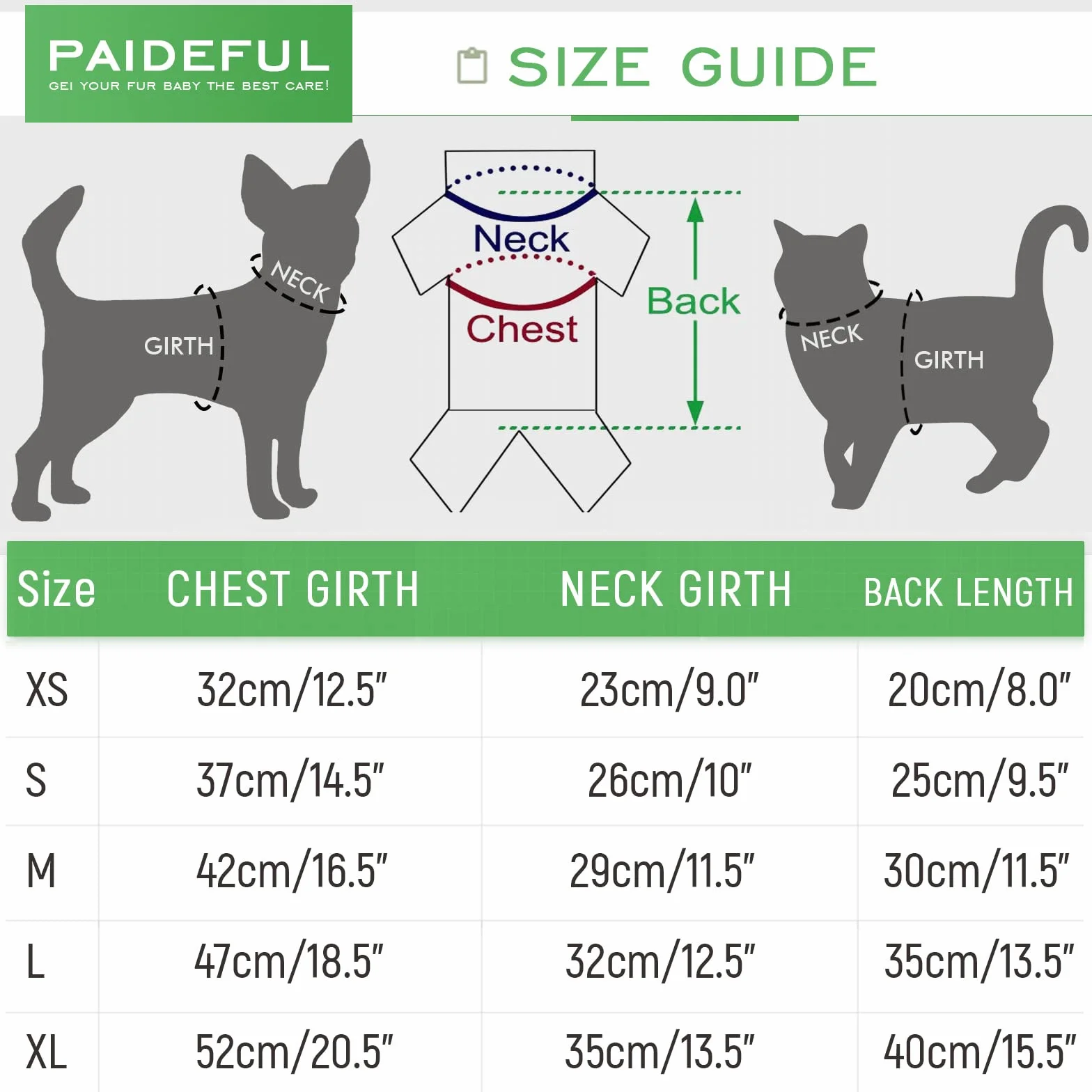 PAIDEFUL Robe Chien Coton Doux Respirant Gilet Jupe Volants Chiot Chihuahua Yorkie Vêtements Printemps Été Vert XS