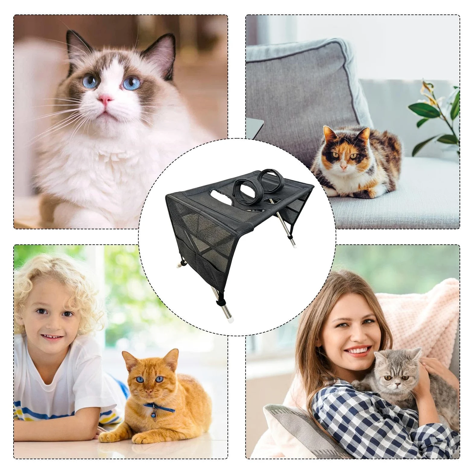 Table De Toilettage Pour Chiens Petit Support Respirant Détachable | Hamac De Toilettage Pour Chat Chiot Chien Senior Bain Douche Lavage Toilettage Coupe Brossage Salon Domicile