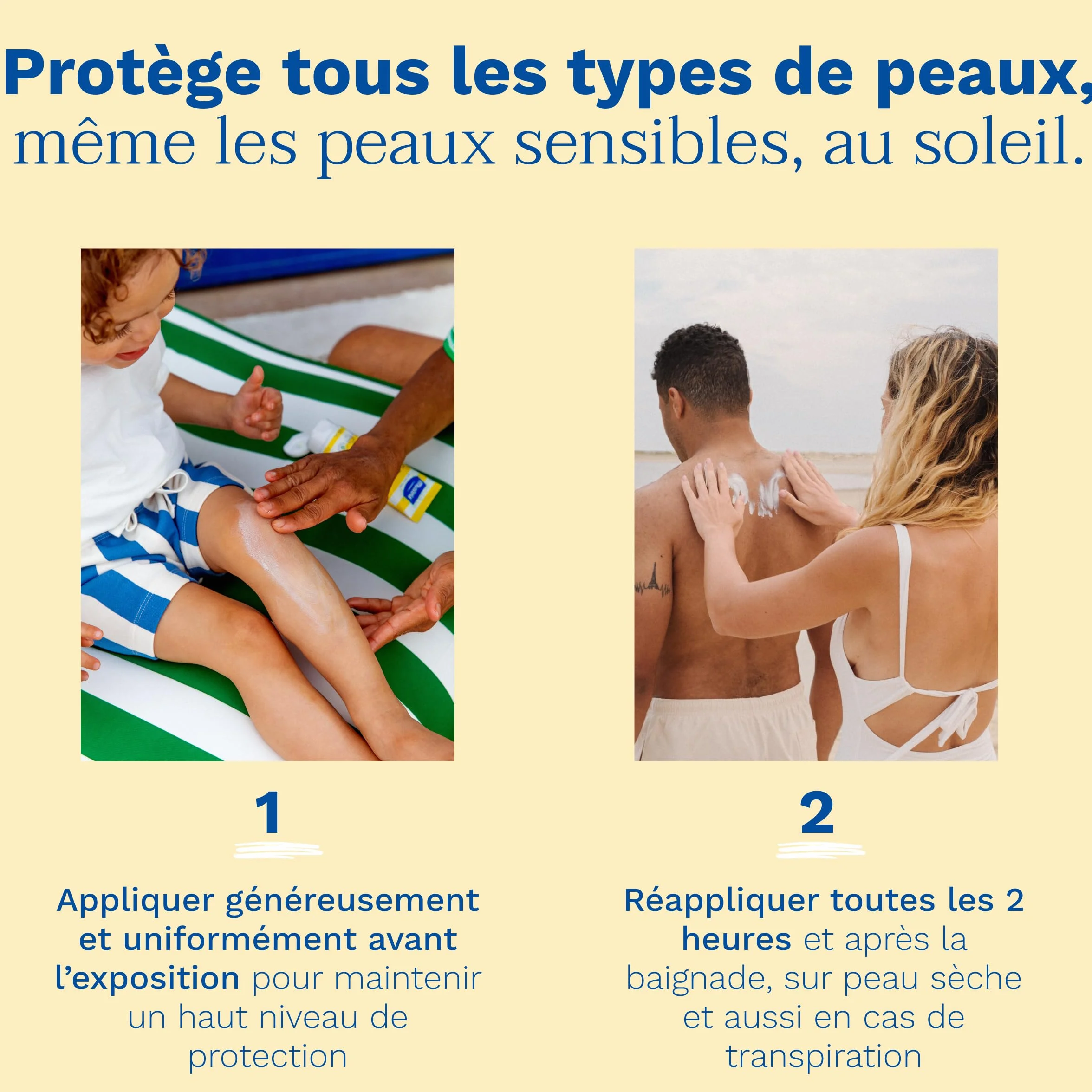 Mustela Lait Solaire SPF 50 Très Haute Protection Solaire Avocat Bio Sans Parfum Résiste à l'Eau Bébé Peaux Sensibles