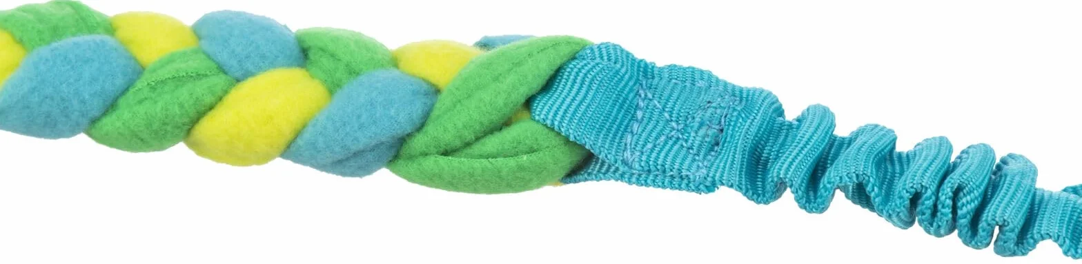 TRIXIE Bungee Tugger Jouet Chien Polaire 85 cm Corde Jeu Tirer pour Chiens Petits Moyens