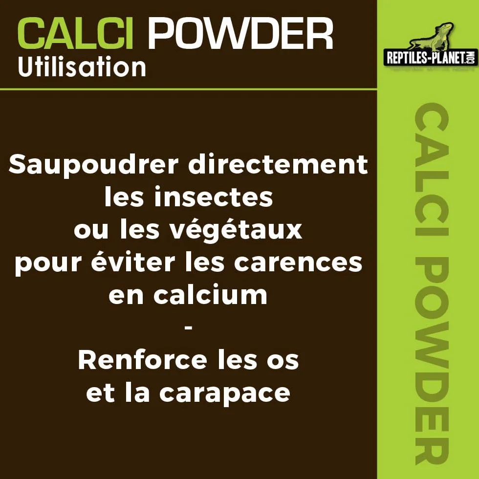 Reptiles Planet Calci Sepia Powder Os de Seiche en Poudre pour Reptiles 100 g