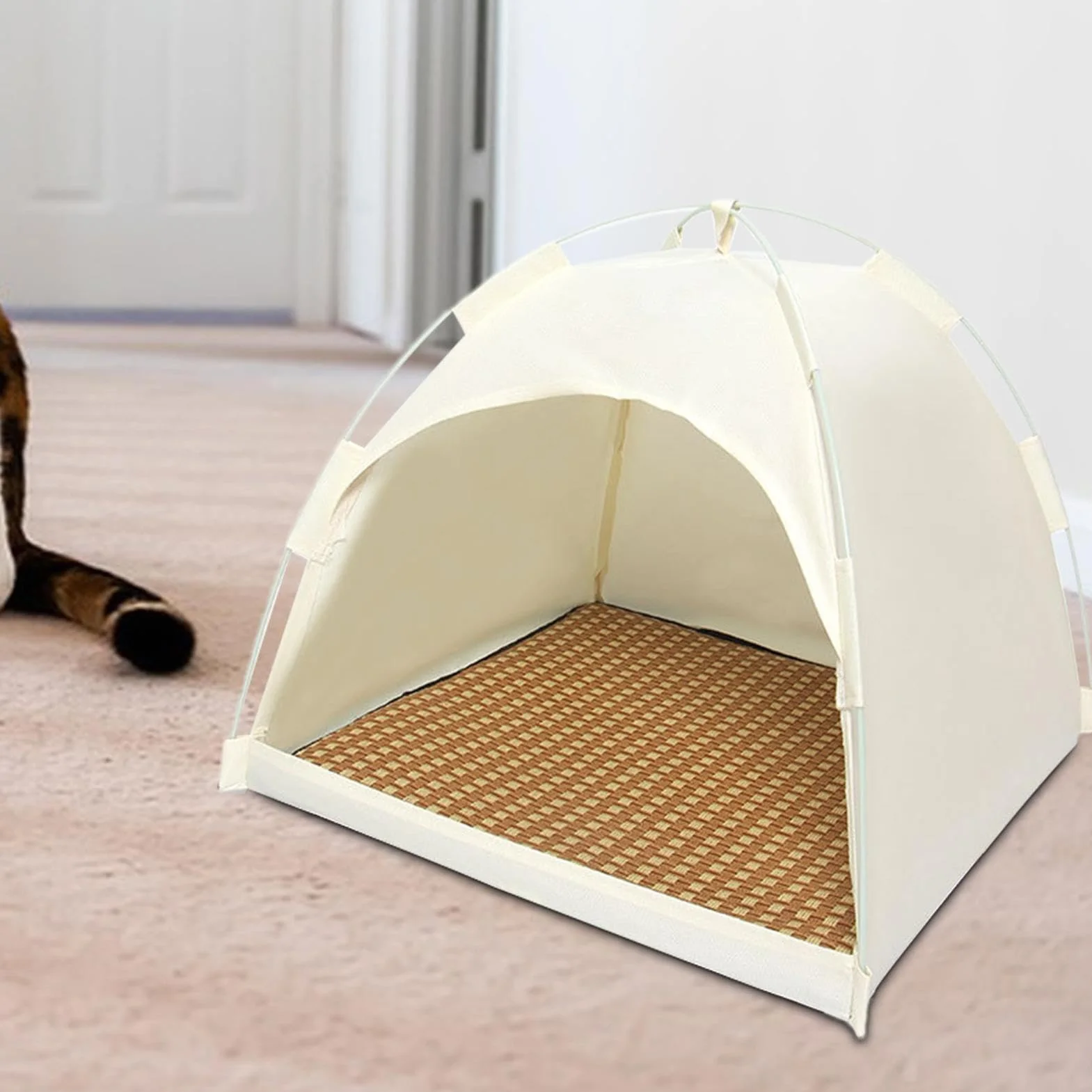Tente pour chat extérieur pop multifonction respirante été chatons chiots lapins