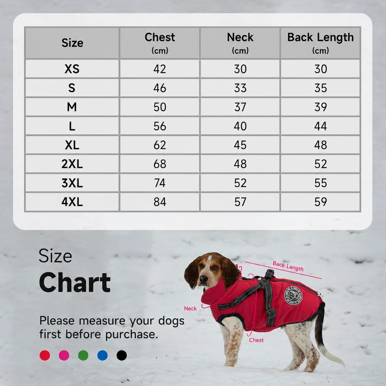 Manteau Imperméable pour Chien avec Harnais - Veste d'Hiver Chaude, Gilet pour Petits et Moyens Chiens