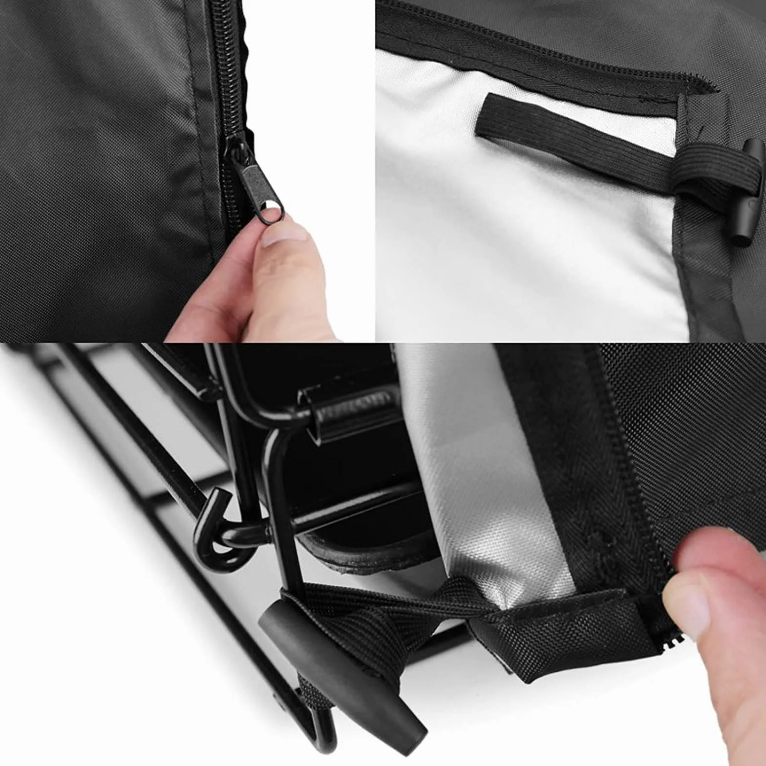 Housse de cage pour chien imperméable anti-UV double porte 106,7 cm