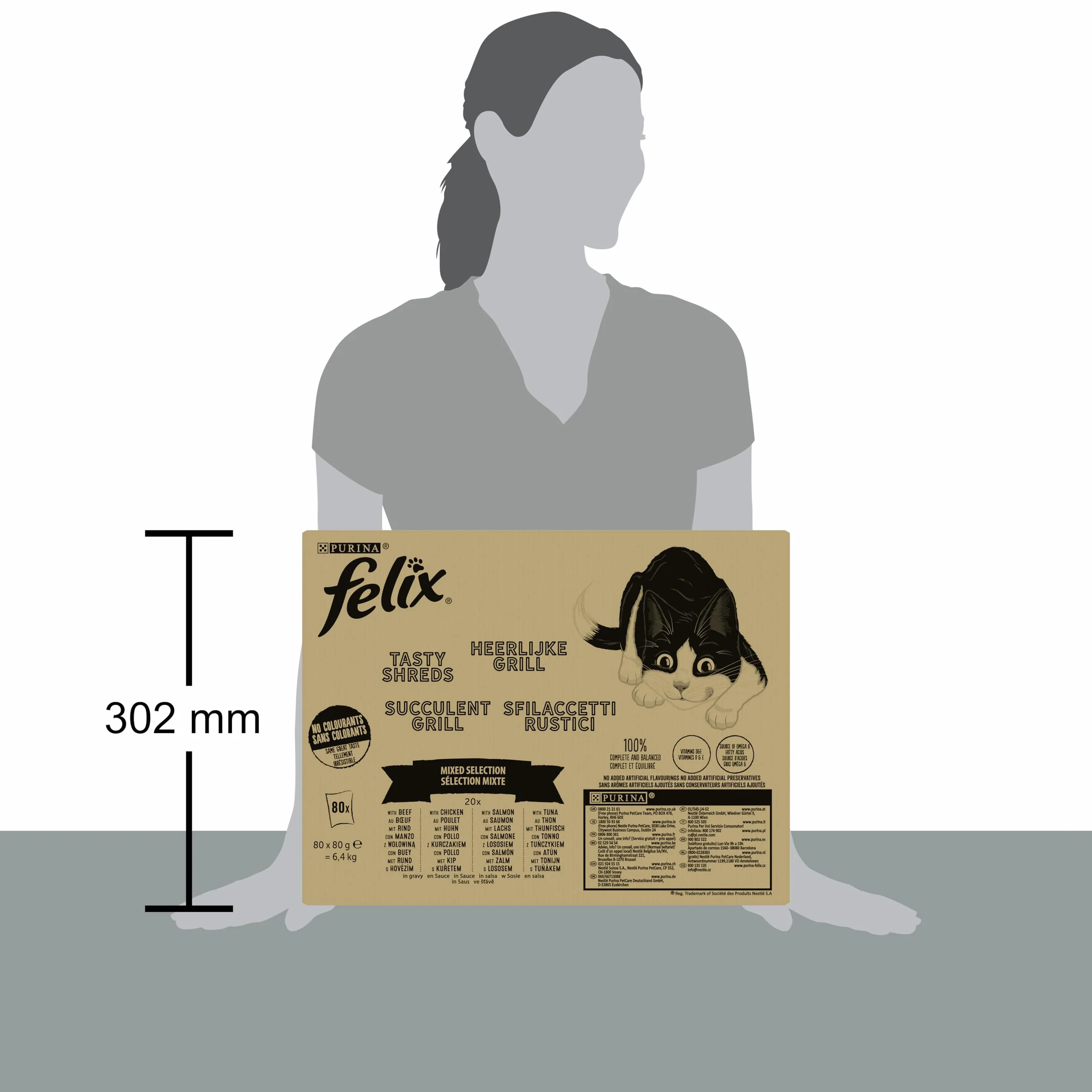 Felix Succulent Grill Aliment Complet pour Chat Adulte en Sauce 80g