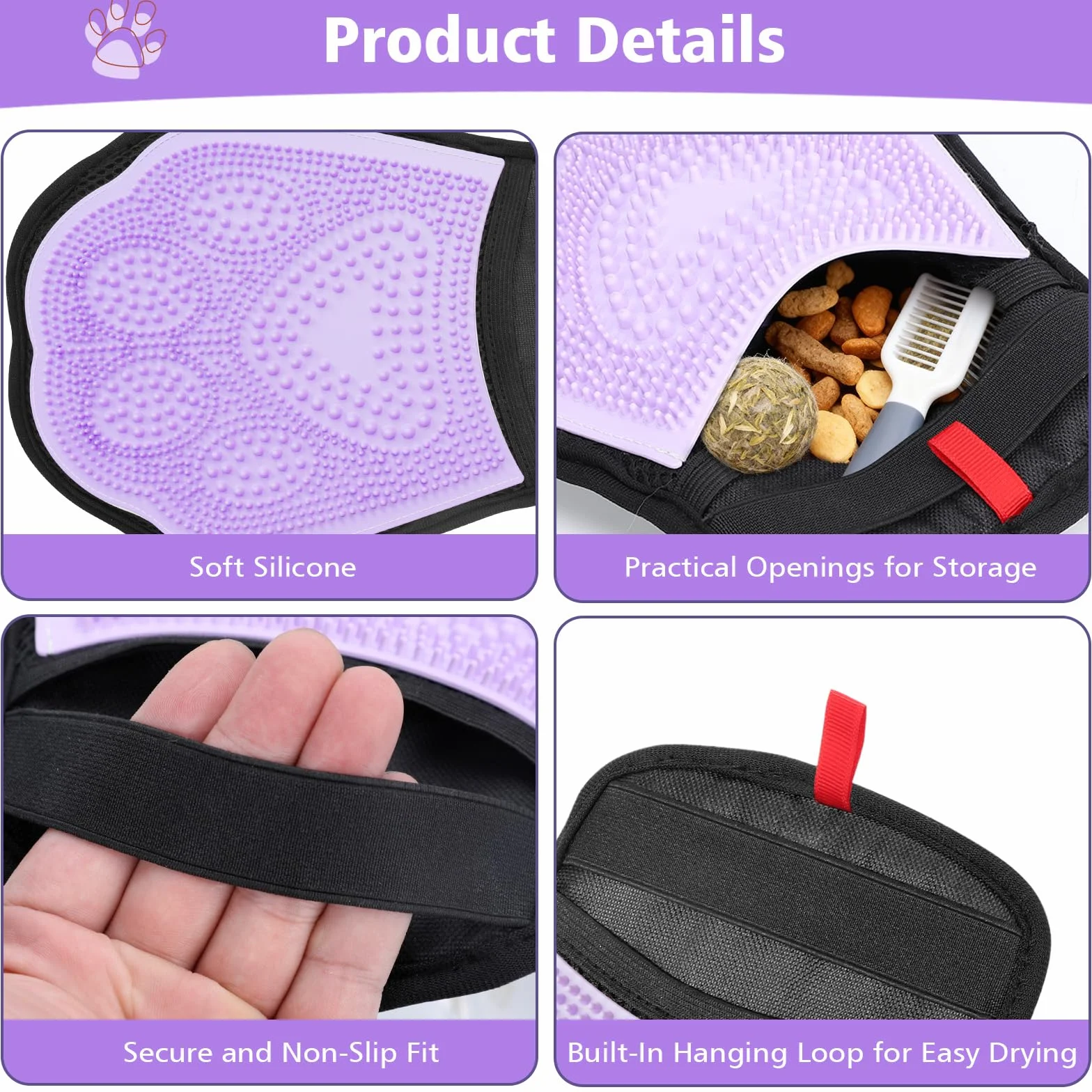 Zivacate Gant Anti Poils Animaux 2 en 1 Amélioré, Brosse Anti Poils Animaux Double Face Électrostatique