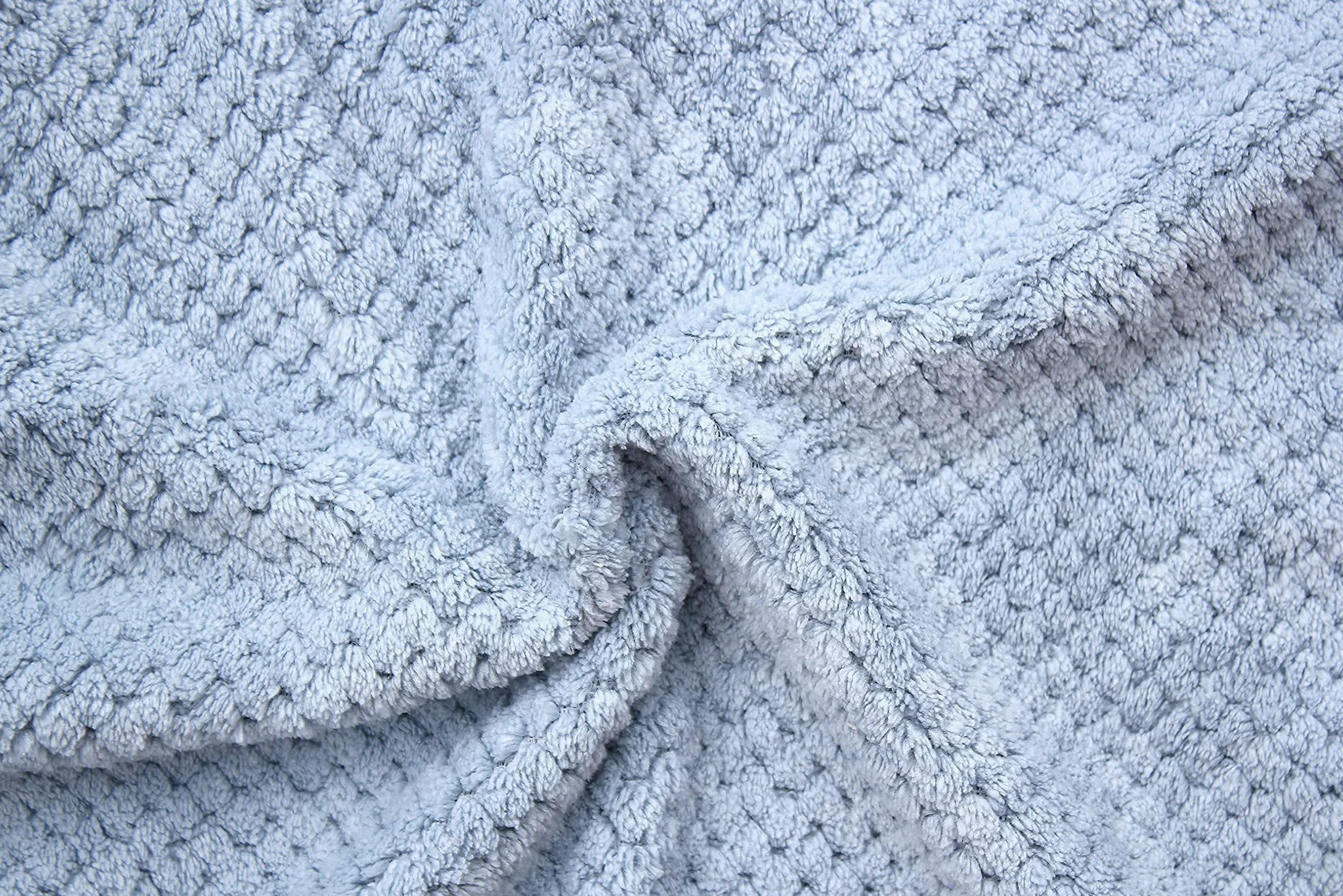 pet wiz Sac de séchage pour chien en microfibre de qualité supérieure - Super absorbant et à séchage rapide - Serviette de bain (M, bleu ciel)