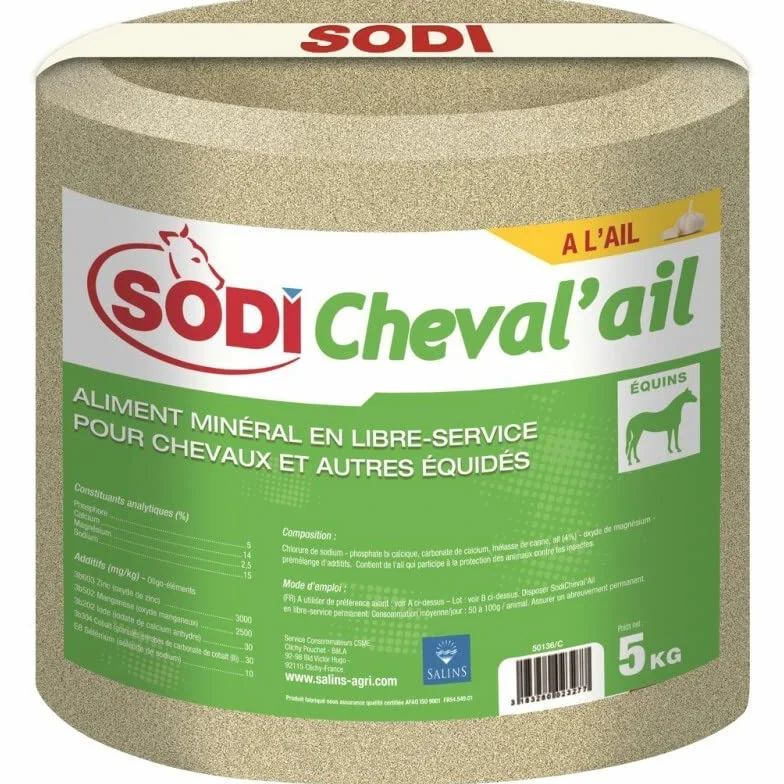 Sodi Sodicheval 'ail Complément Alimentaire pour Cheval