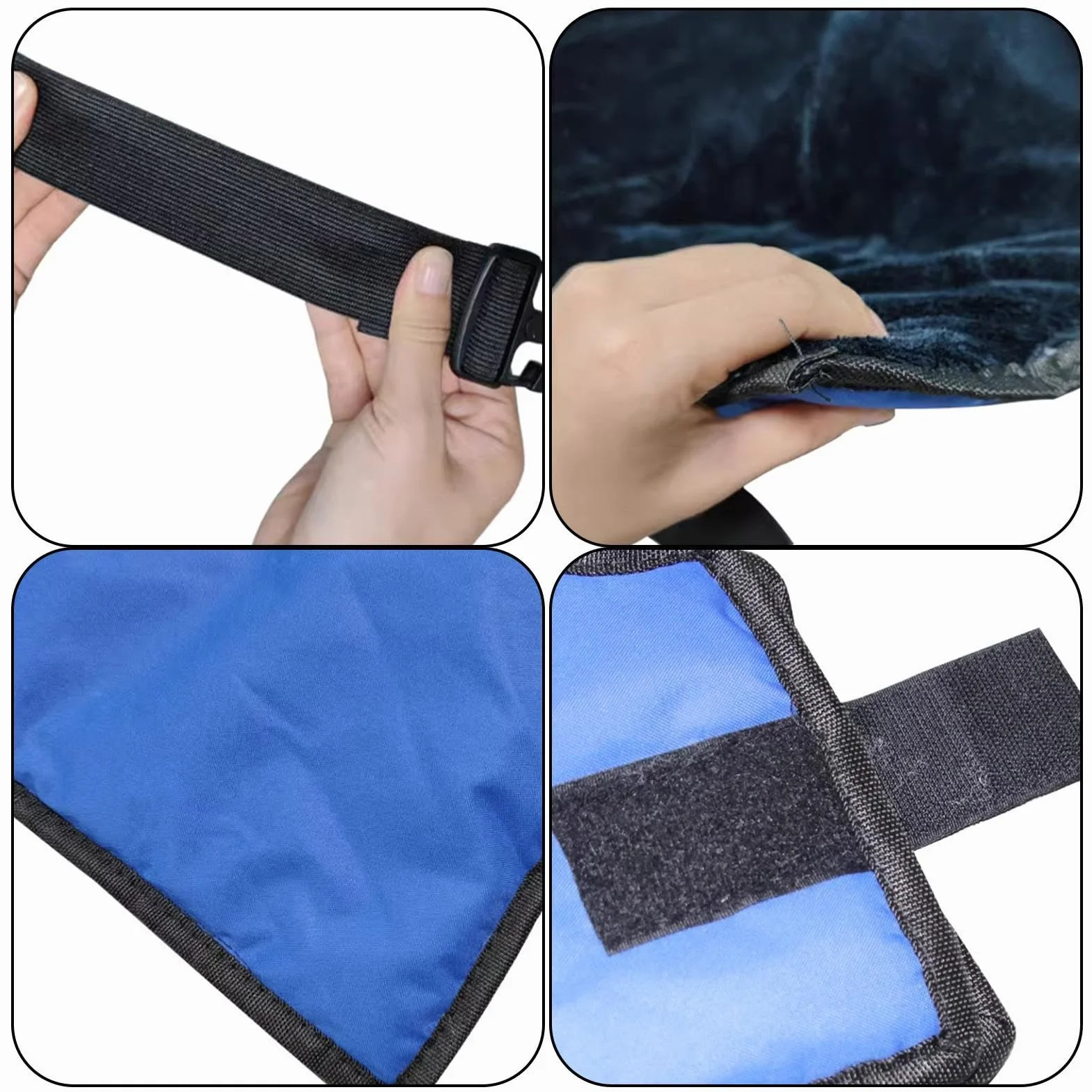 EventerManteau Veau Manteau Couverture Veau imperméable Tissu Oxford Coupe-Vent Bleu