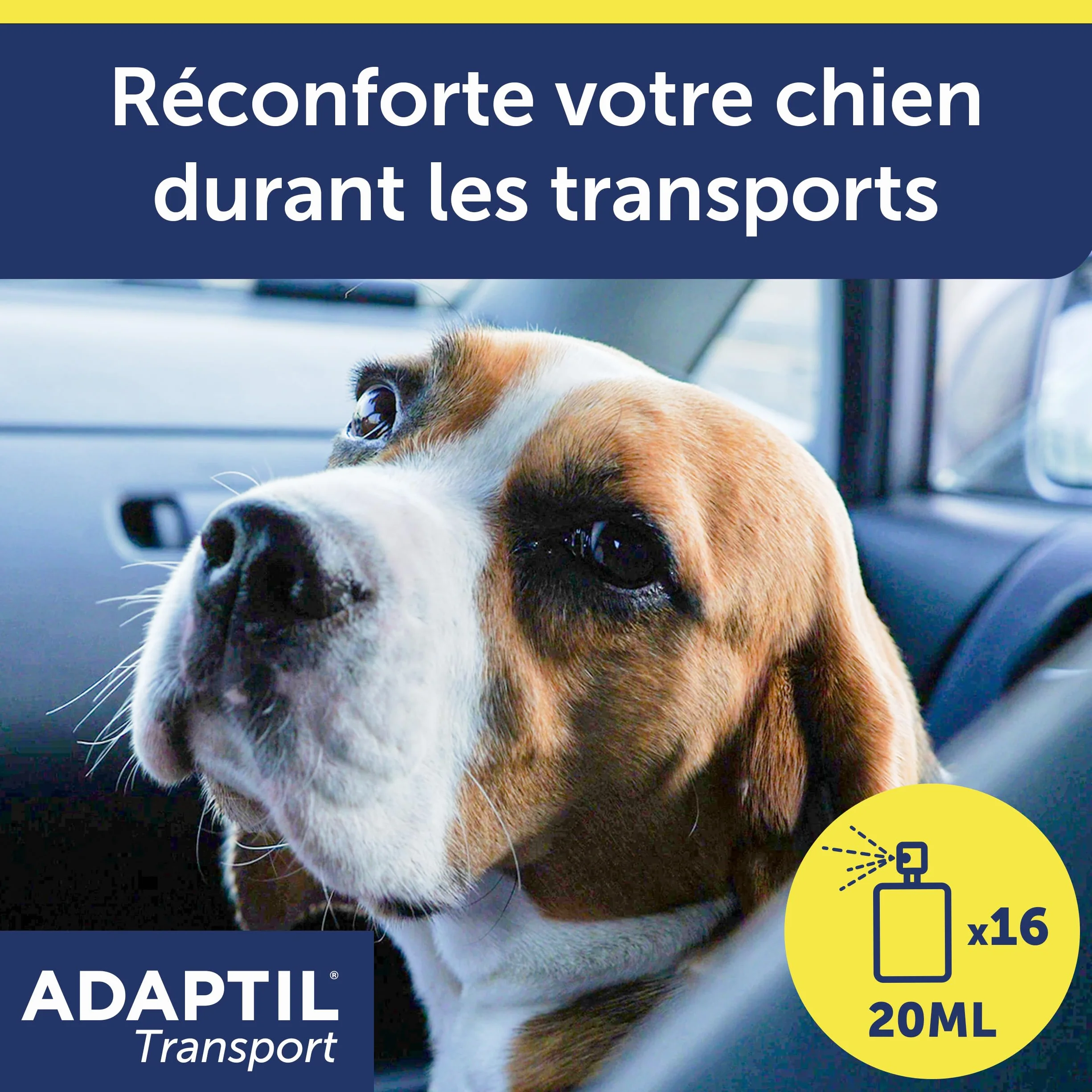 ADAPTIL Transport Spray 20ml Anti-Stress pour Chien