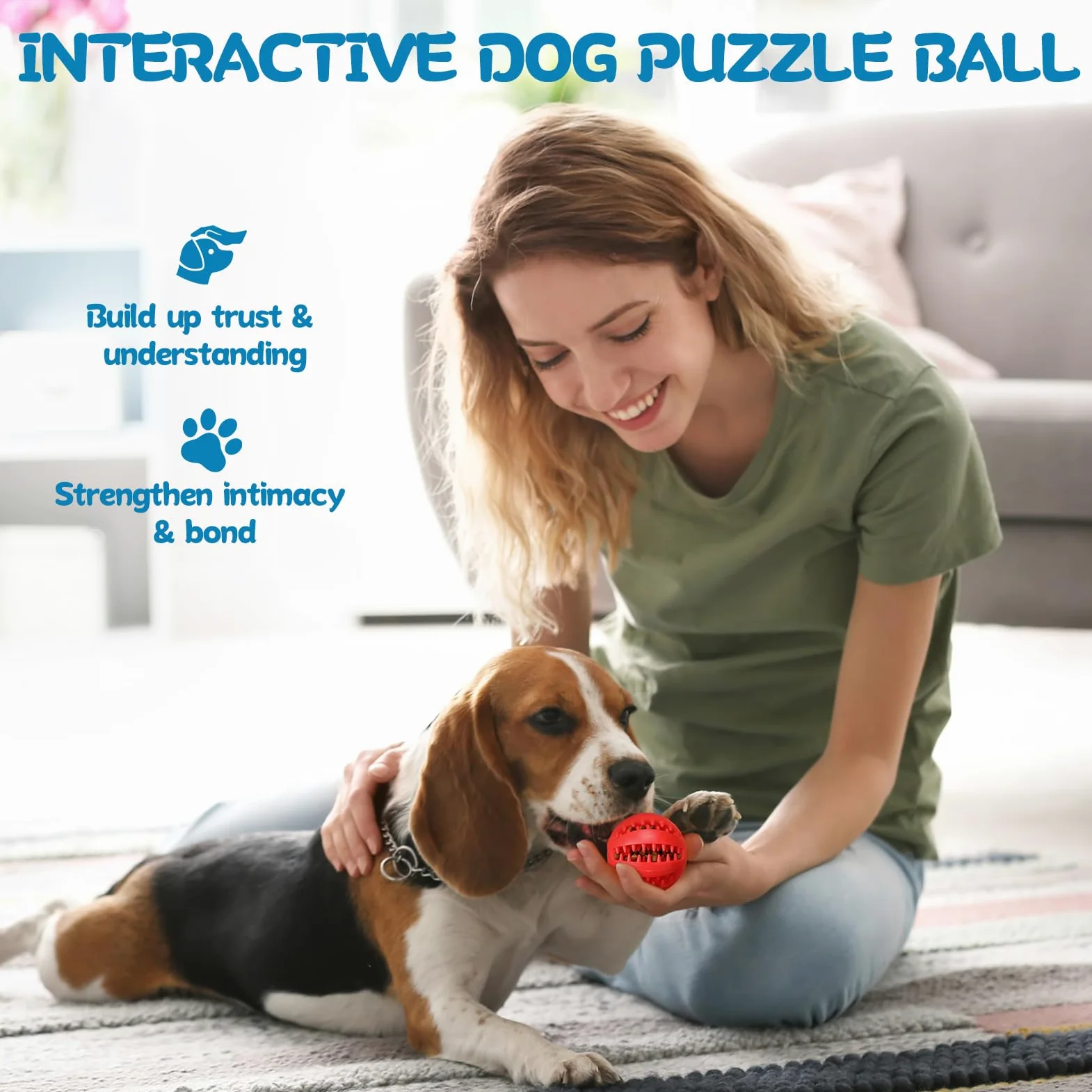 Lot de 12 balles de friandises interactives en vrac pour chien - Balles distributrices de balles pour enrichissement de dentition - Pour l'ennui et la stimulation du cerveau - Pour les garder