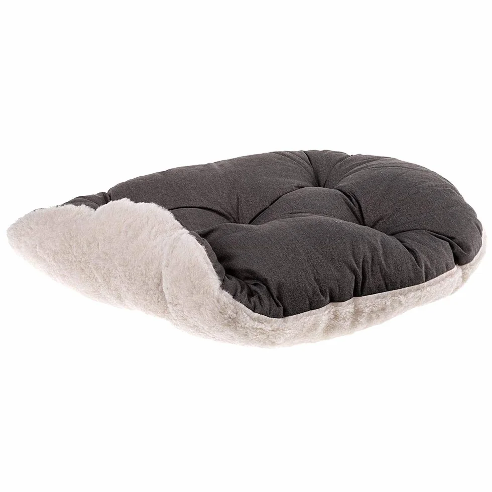 Ferplast Panier Chien Lavable Tapis 65x42 cm Coton Beige