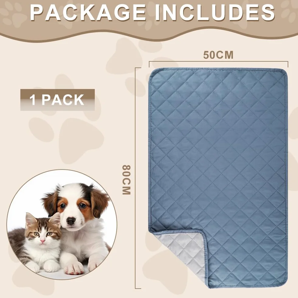 Housse de canapé imperméable réversible lavable Aomig 50x80 cm pour animal de compagnie