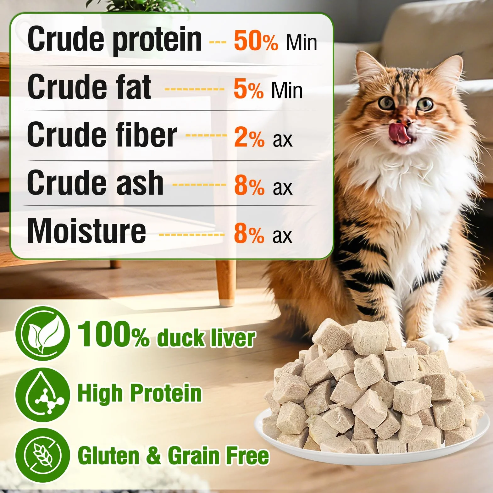 Friandises Lyophilisées au Canard pour Chats et Chiens, 100% Magret de Canard, Riche en Protéines