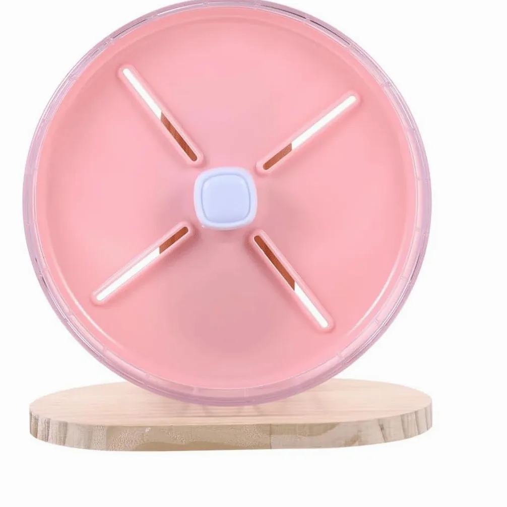 Roue de Course silencieuse pour Hamster, Ours doré, Tapis Roulant, Balle de Course avec Support, Fournitures de Petits Jouets pour Animaux de Compagnie