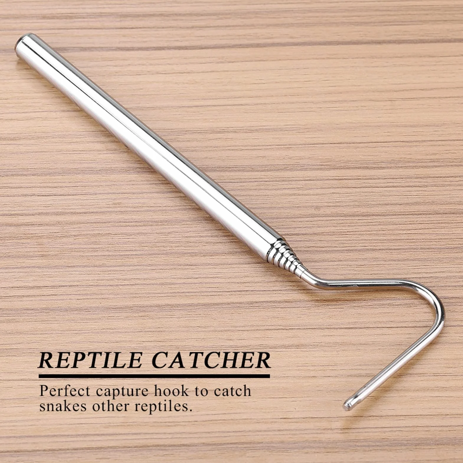 Crochet de Serpent réglable télescopique en Acier Inoxydable pour Reptiles