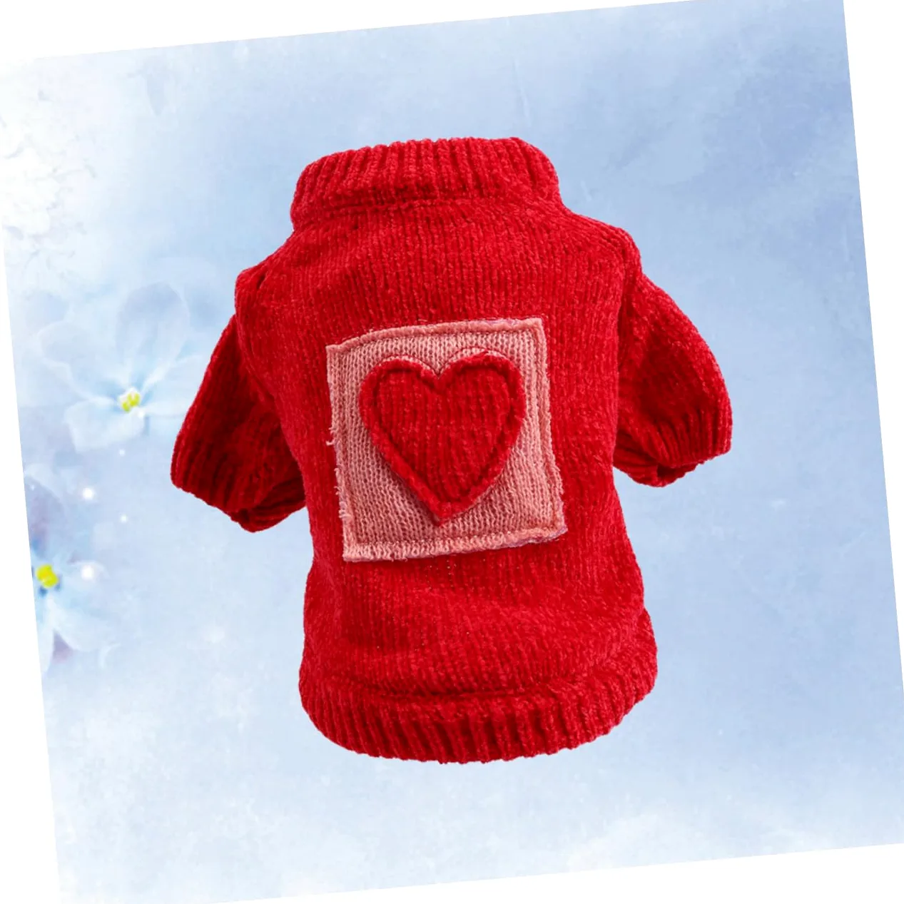 BESPORTBLE Ensemble De 3 Pièces pour Animal De Compagnie Pull Chaud Motif Cœur Manteau pour Chien pour Une Occasion Spéciale