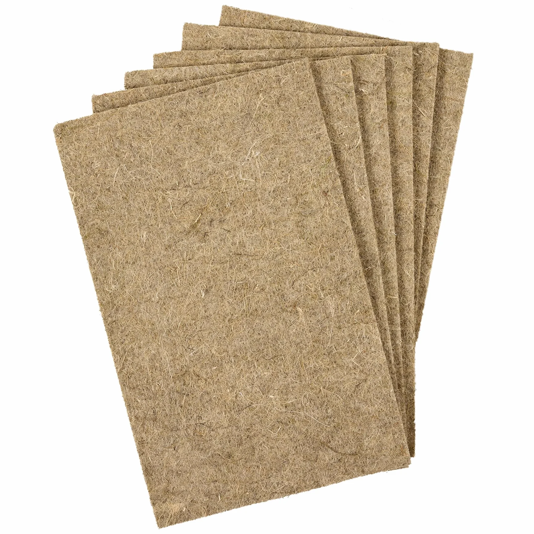 La Cordeline Tapis Litière Chanvre Naturel 25 x 40 cm 1000g/m² Fond de Cage Rongeurs