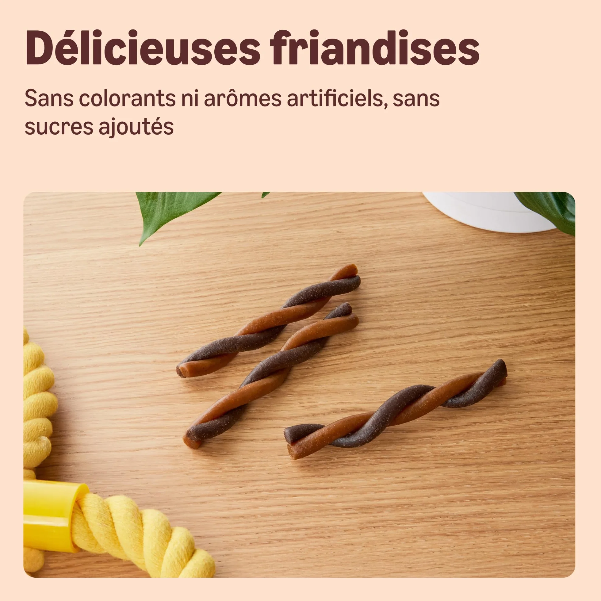 by Amazon pour Chiens - Bâtonnets Torsadés à la Volaille et au Gibier, 100g