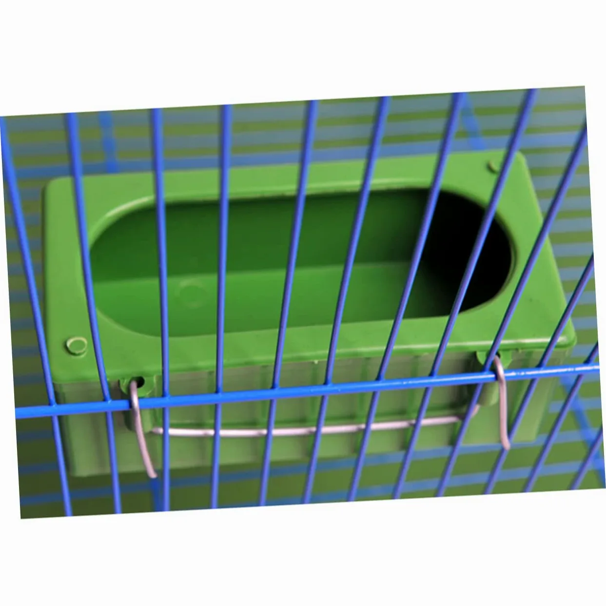 Mangeoire à Pigeons Plastique Vert Anti-éclaboussures, Lot de 10 | Facile à Remplir Nettoyer, Usage Maison ou Boutique, pour Calopsitte et Oiseau de Compagnie