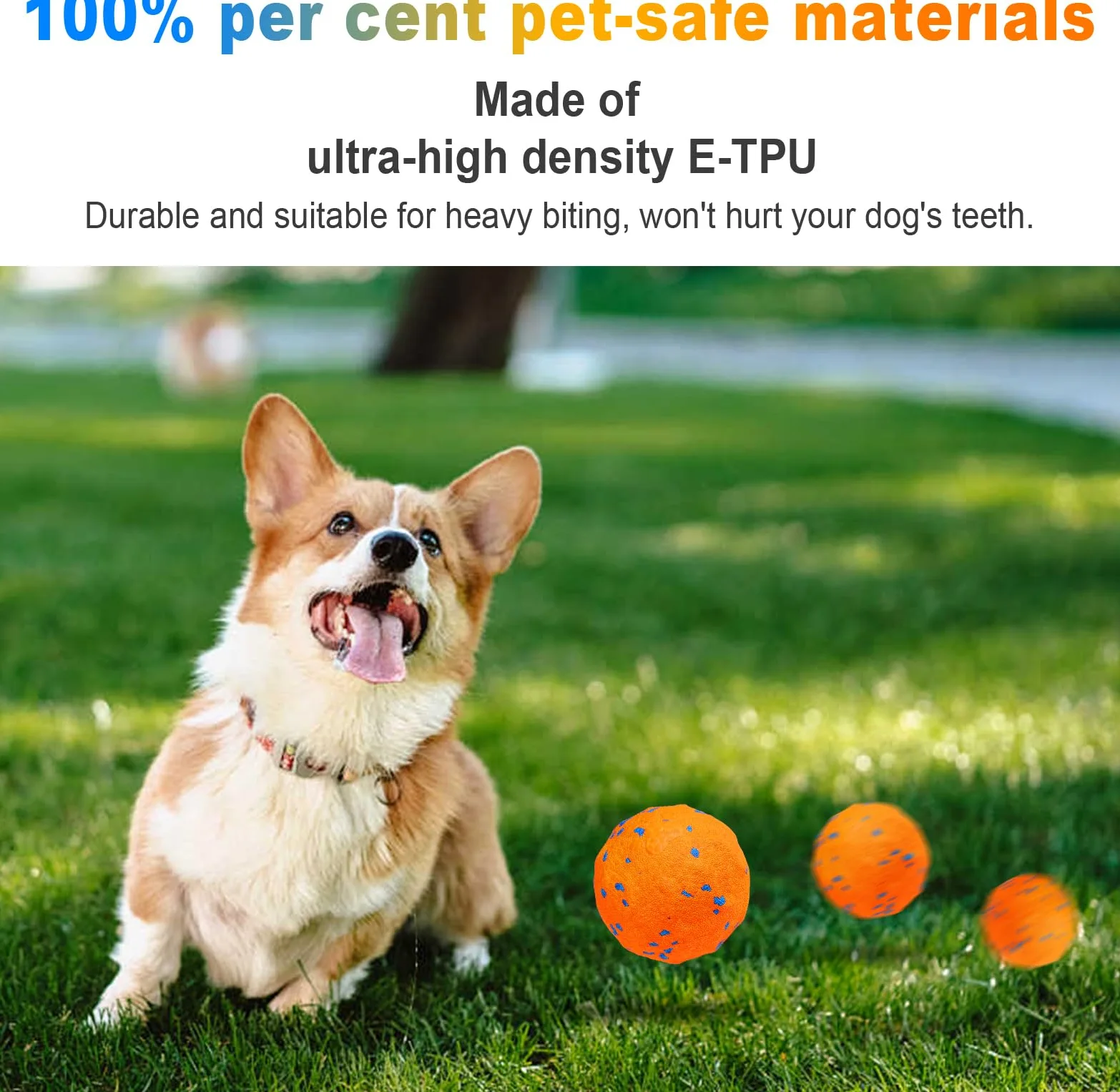 Jouet interactif pour chien, mouvement automatique, jouet à mâcher rebondissant, matériau E-TPU, convient pour les chiens de grande et moyenne taille, utilisé pour soulager l'ennui et