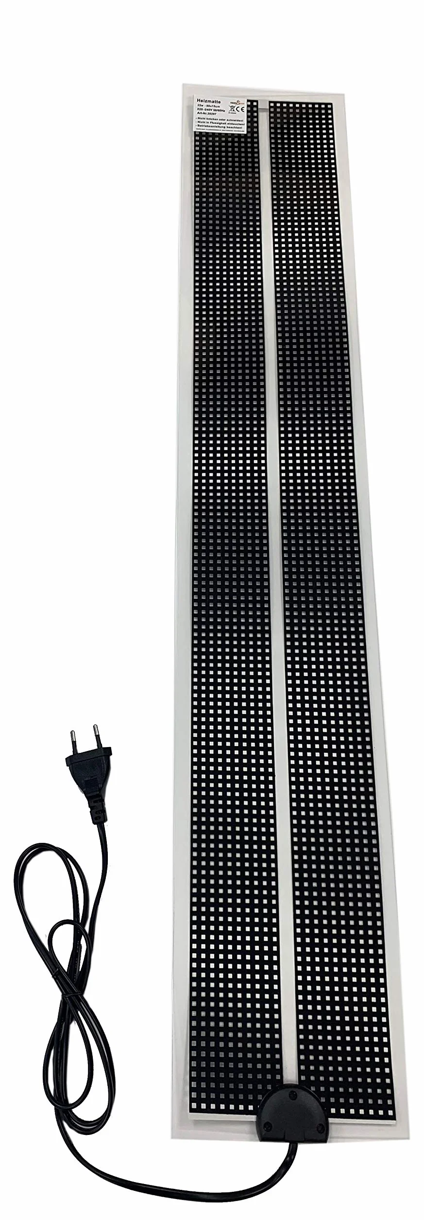 TropicShop Tapis chauffant pour terrarium 22 W 88 x 15 cm étanche reptiles amphibiens lézards