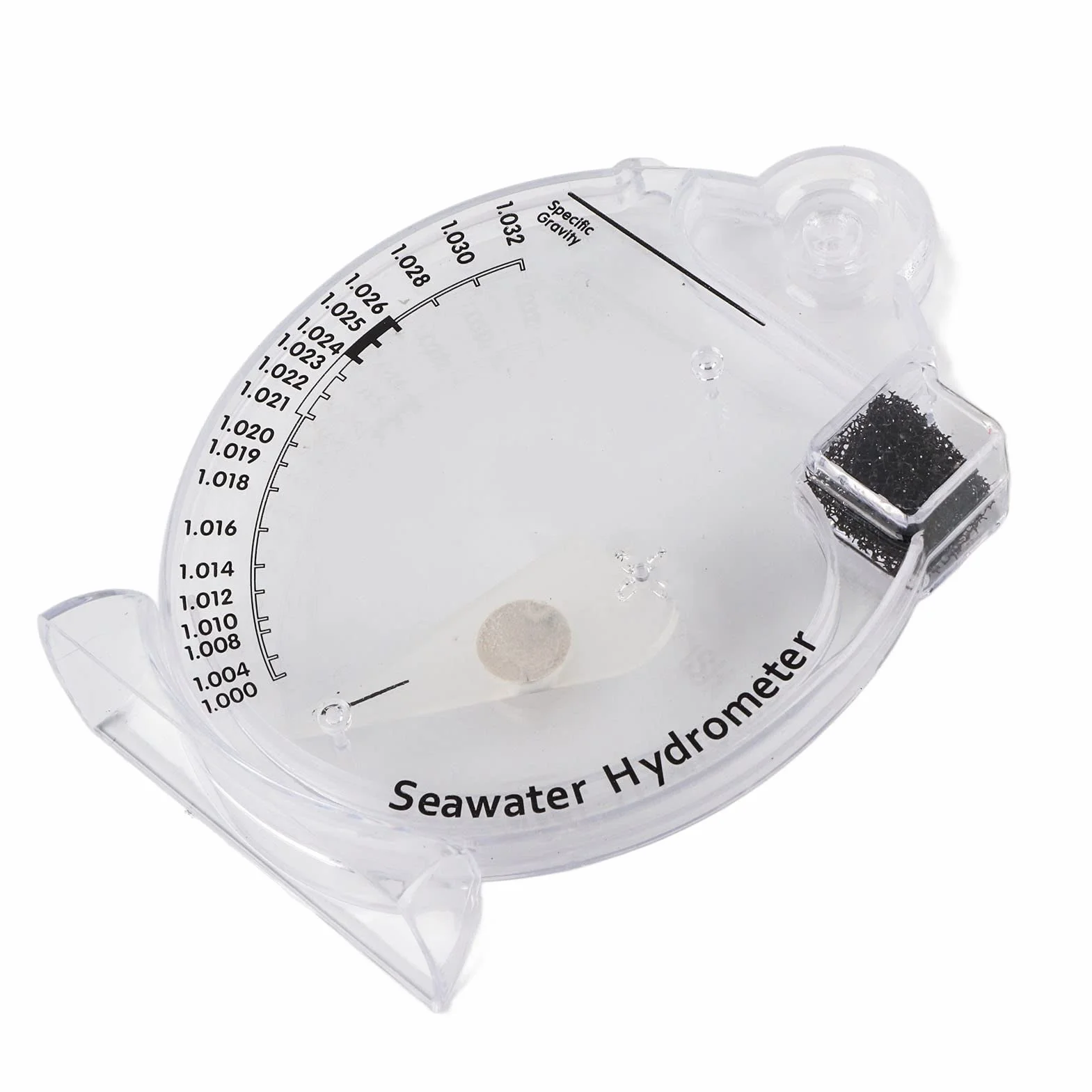 HappyFish H-018 Réfractomètre de salinité eau de mer Densimètre eau salée Aquaculture Tests Précis