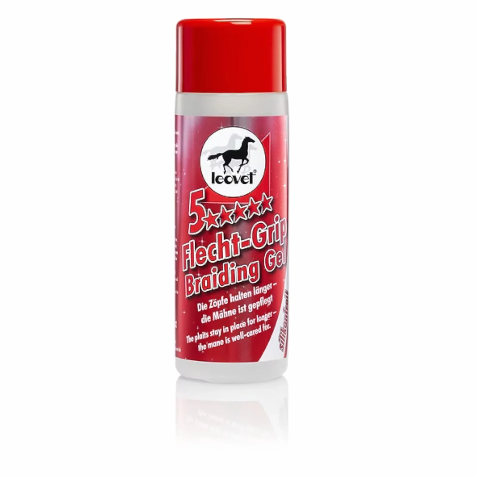 Leovet Gel coiffant 5 étoiles FLECHT-Grip Couleur neutre Accessoire cheval