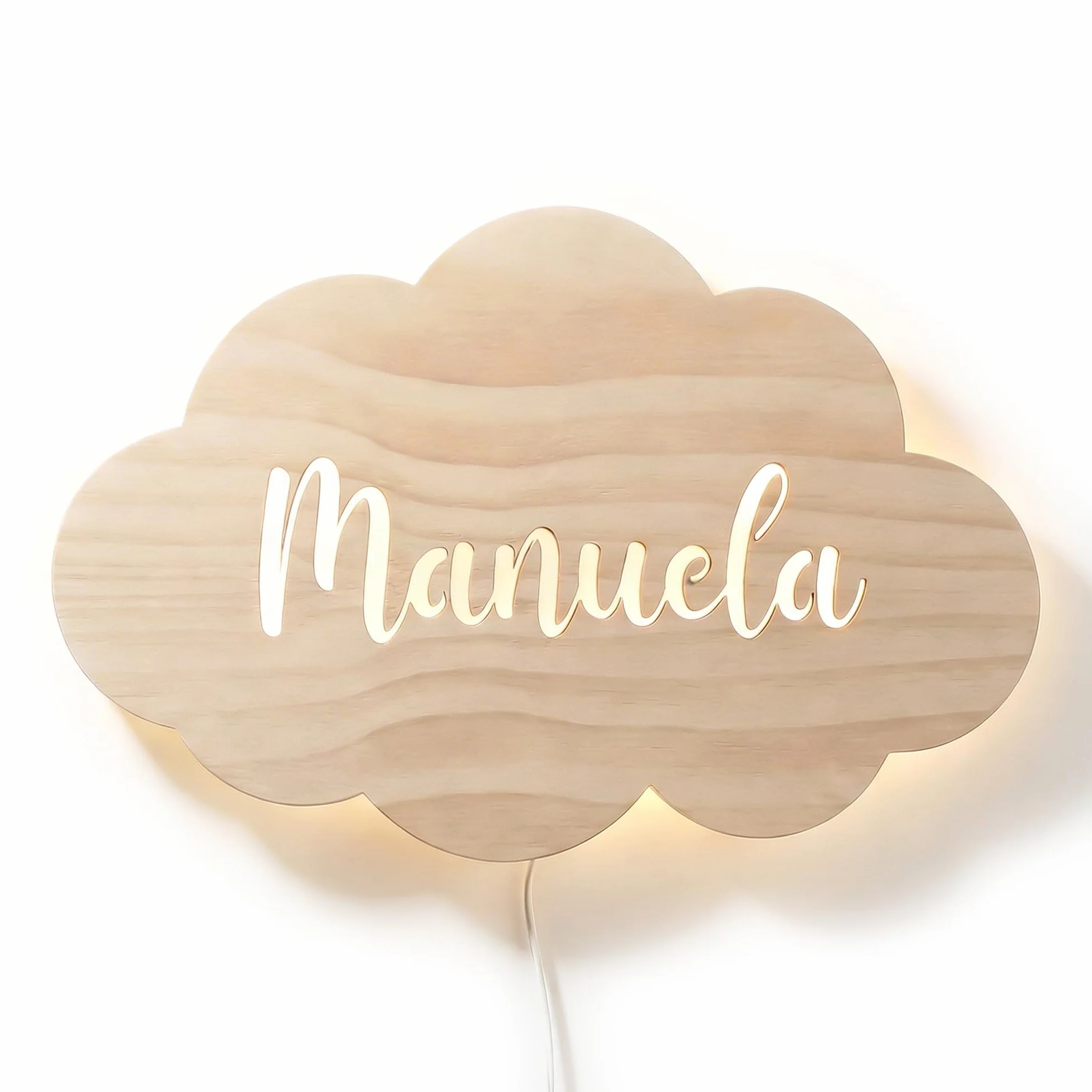 Lampe murale LED pour chambre d'enfant DEHOME - Lampe bébé blanc chaud personnalisée Nube
