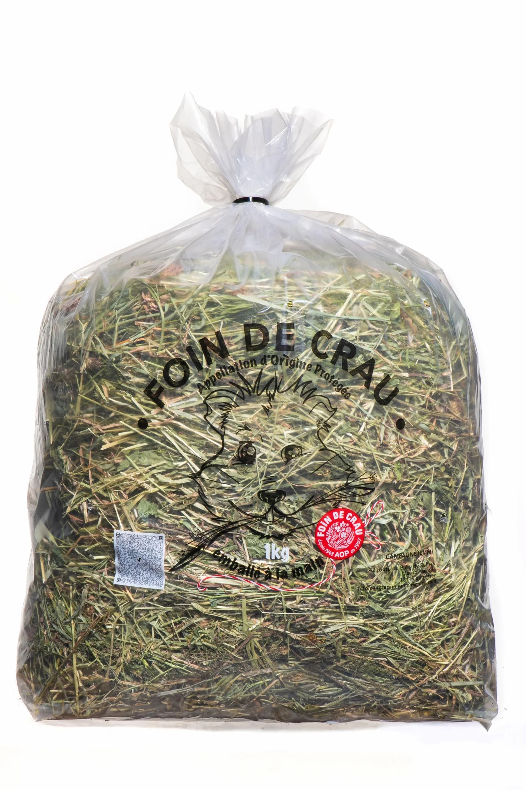 Foin de Crau AOP 1kg trié à la Main