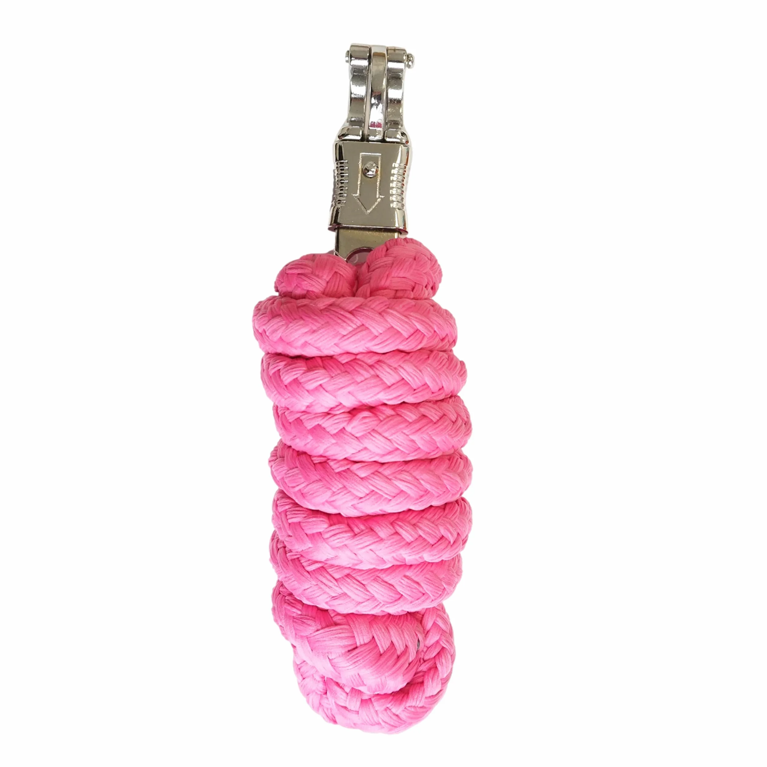 Longe pour cheval Anbindestrick avec mousqueton antipanique 2m Rose