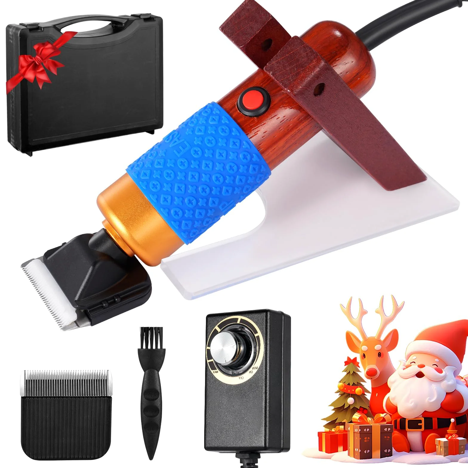 Tondeuse à Tapis Électrique 200W Vitesse Réglable pour Moquette, Tufting et Soins des Animaux