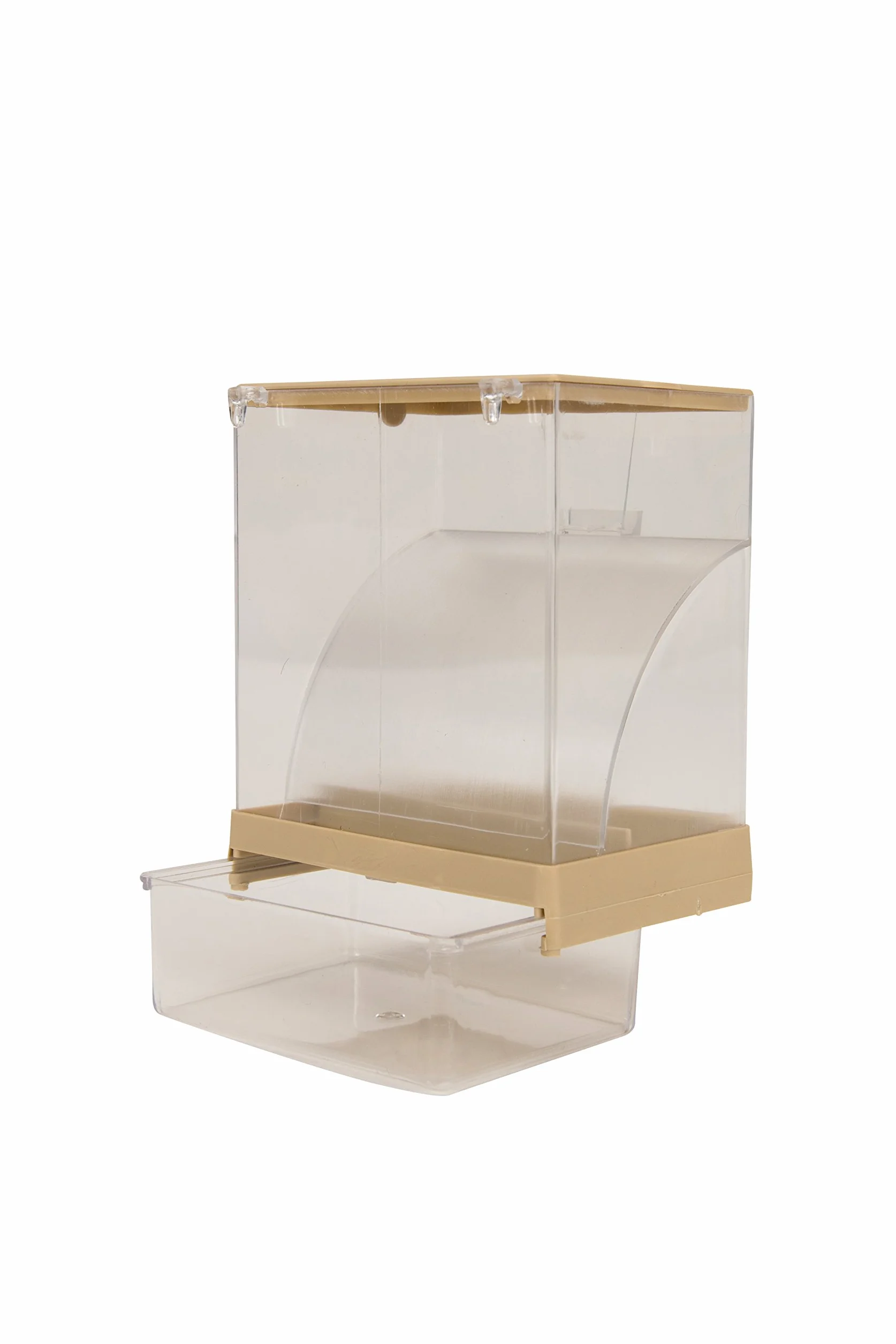 Mangeoire Oiseaux Anti-Gaspillage 10.5x8.2x14.5cm avec Bac de Récupération des Graines et Tiroir à Déchets
